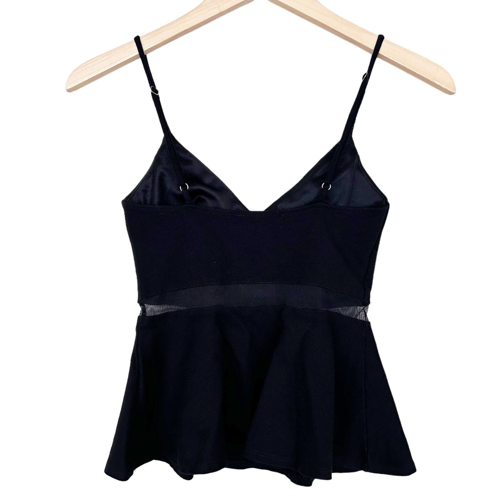 Other Lulu's Black Peplum Tank Top Sz XS Size XS / US 0-2 / IT 36-38 - 4 Thumbnail