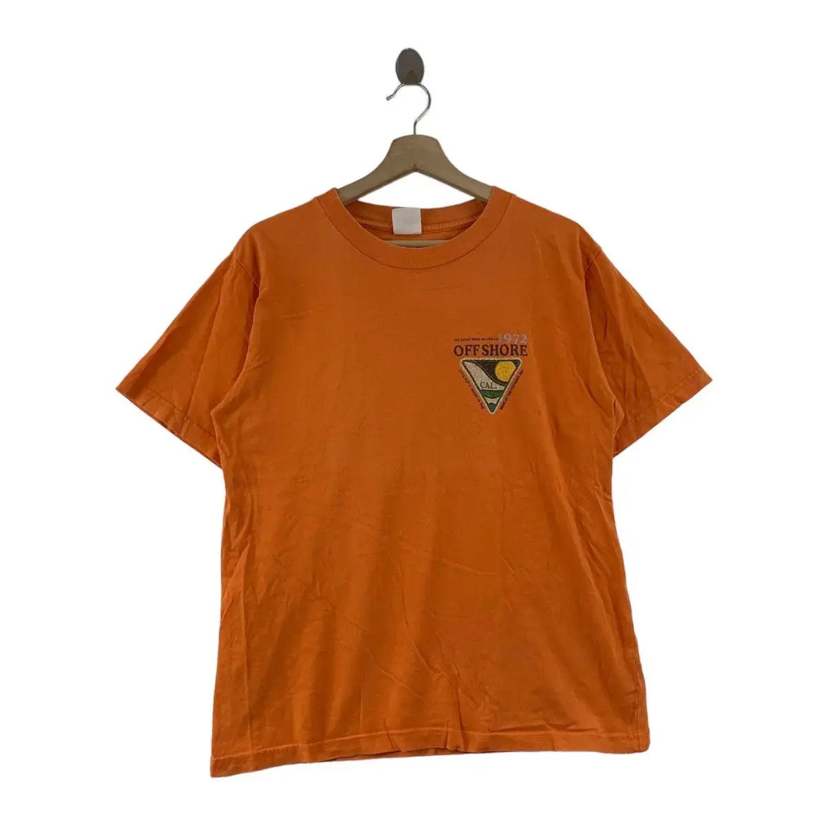 Vintage Vintage OFF SHORE NEWPORT BEACH Surf Wave Tee Shirt Summer Size US L / EU 52-54 / 3 - 3 Thumbnail