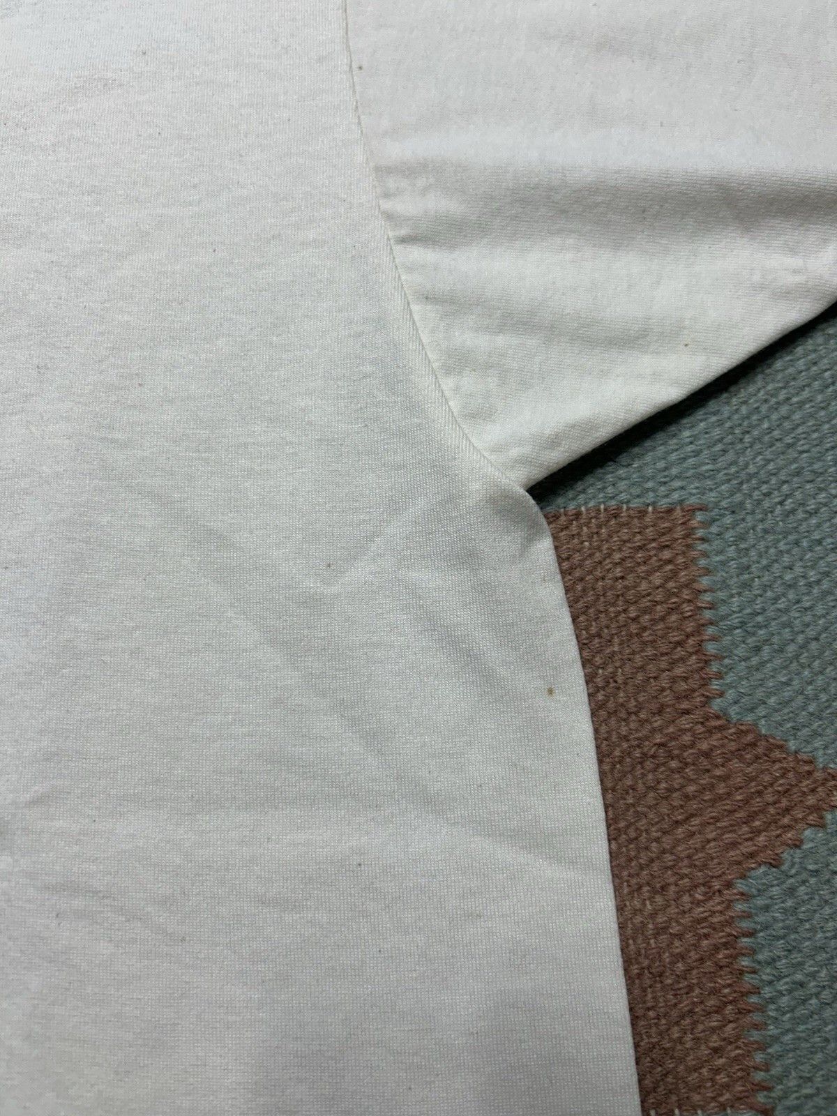 Vintage 80s blank white t shirt jerzees DEADSTOCK STAINS grunge XXL Size US XXL / EU 58 / 5 - 12 Thumbnail