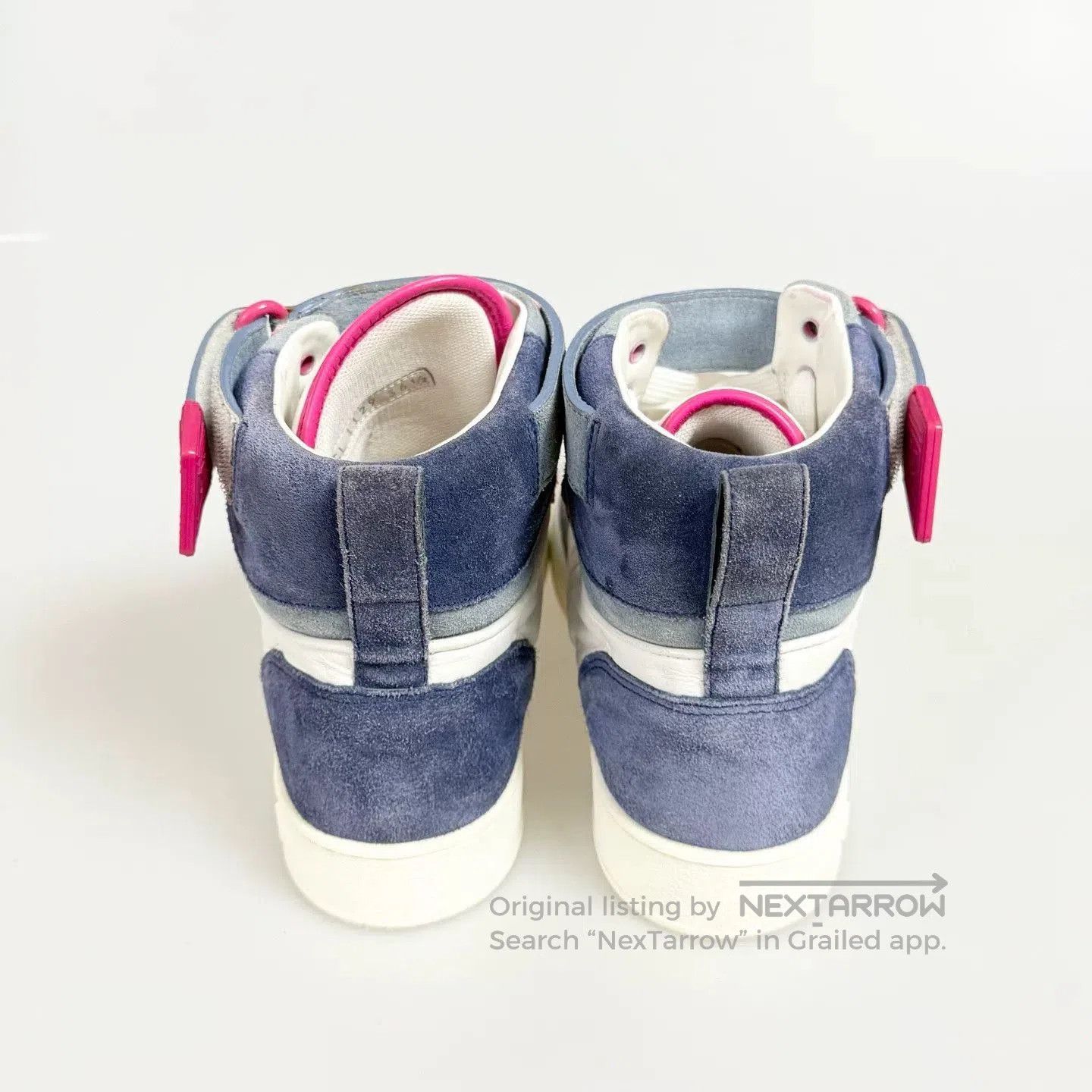 Louis Vuitton Louis Vuitton Blue Pink High Top Sneakers. Size US 5.5 / IT 35.5 - 5 Thumbnail
