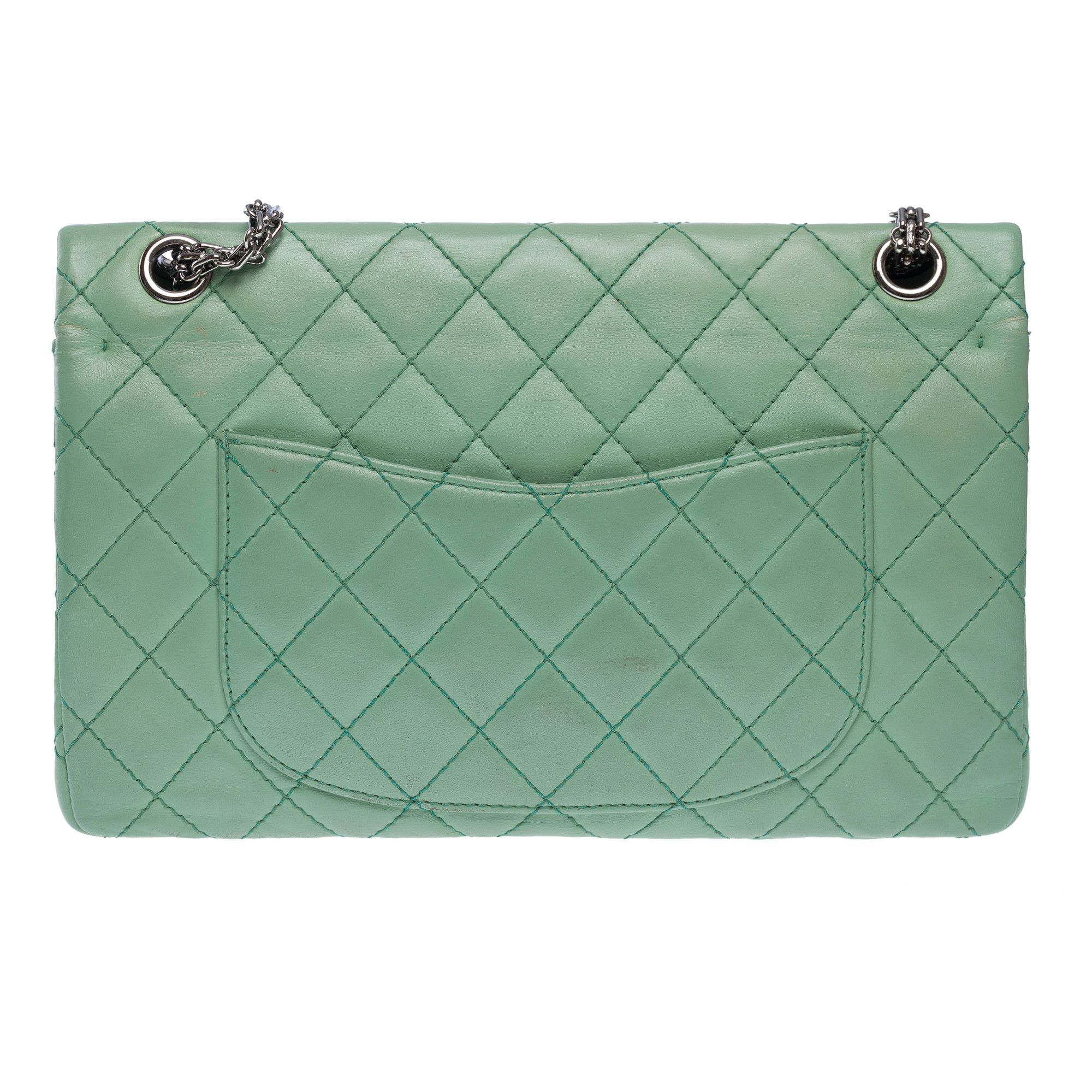 Chanel Reissue 225 Chanel Green CHANEL In Green Leather