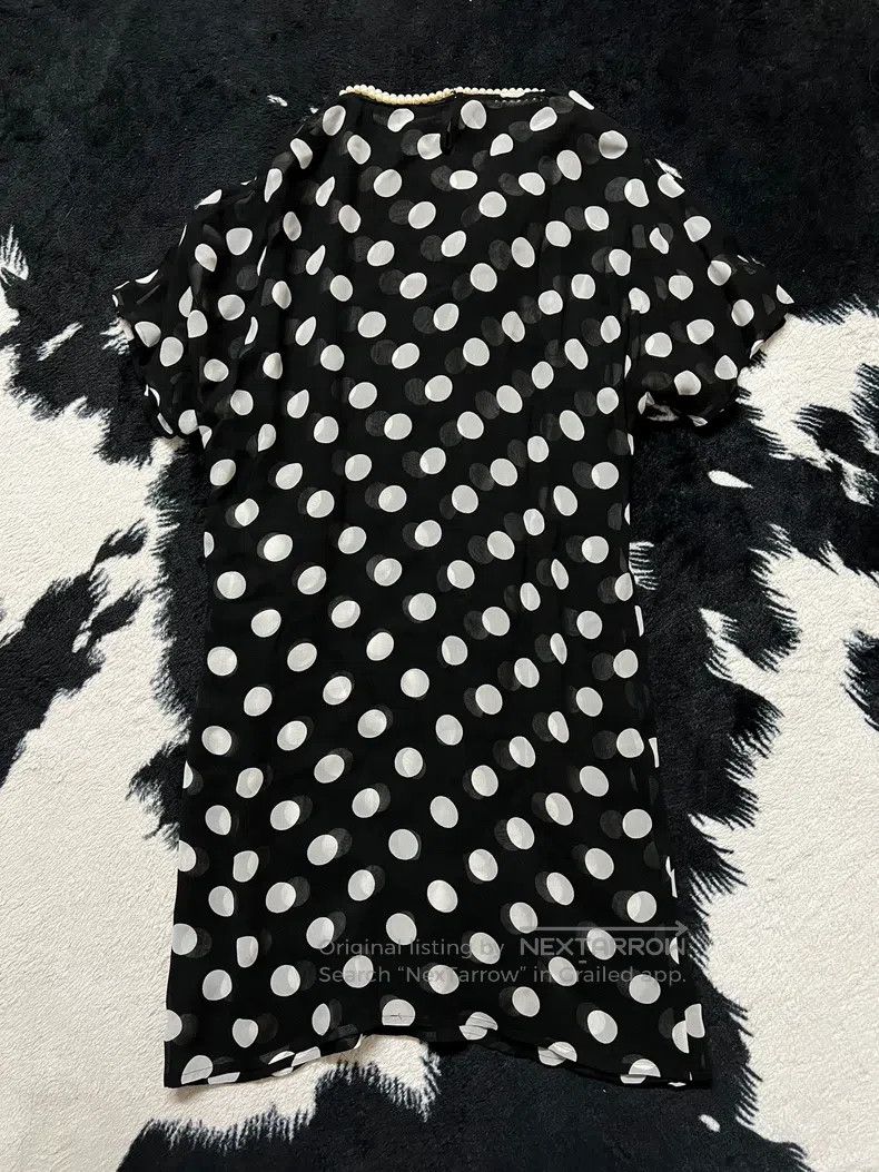 Junya Watanabe Junya Watanabe Double-layer pearl collar polka dot dress Size S / US 4 / IT 40 - 7 Thumbnail