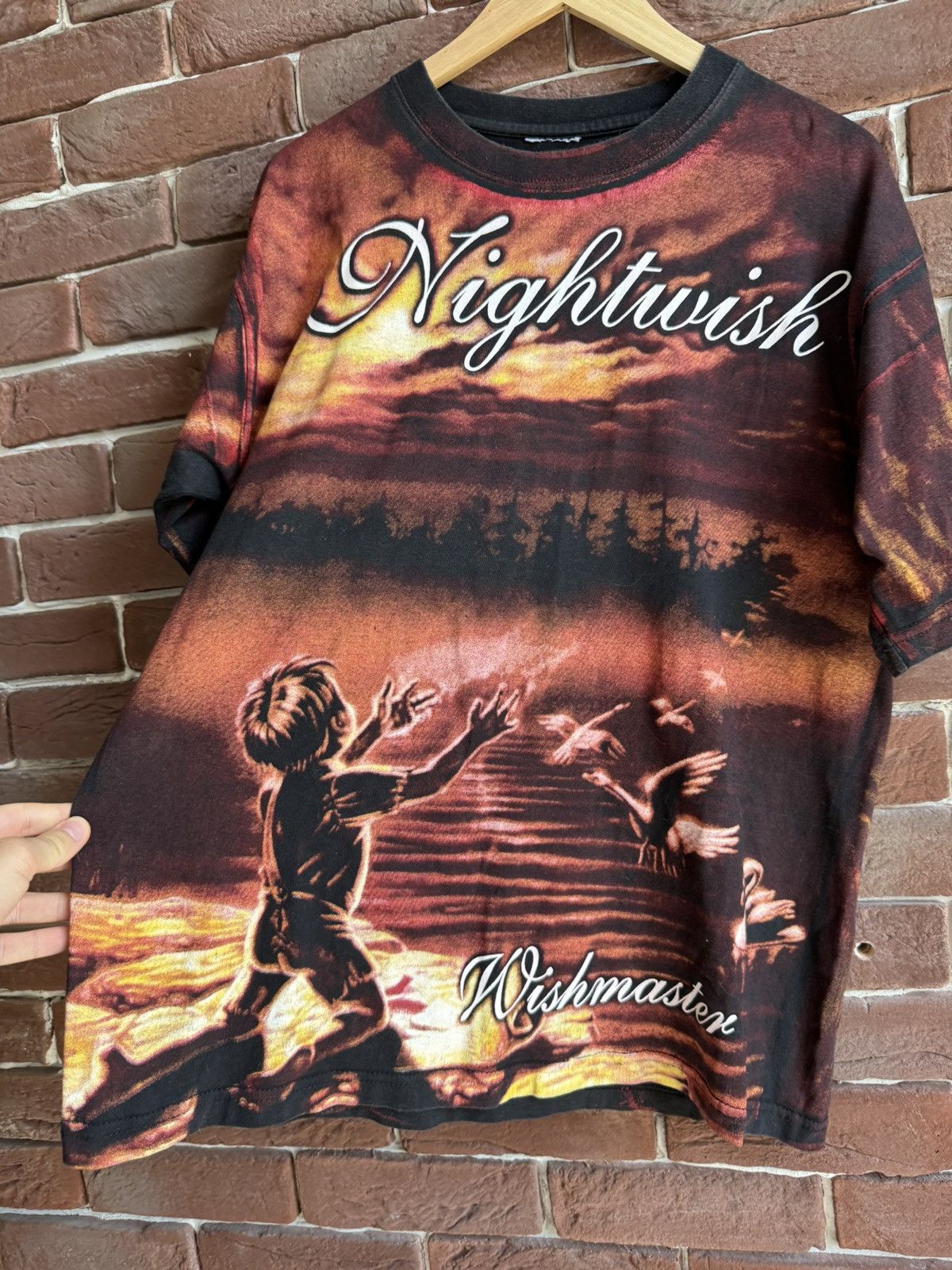 Band Tees 2000 Nightwish Wishmaster Vintage Metal All Over Print tee Size US L / EU 52-54 / 3 - 3 Thumbnail