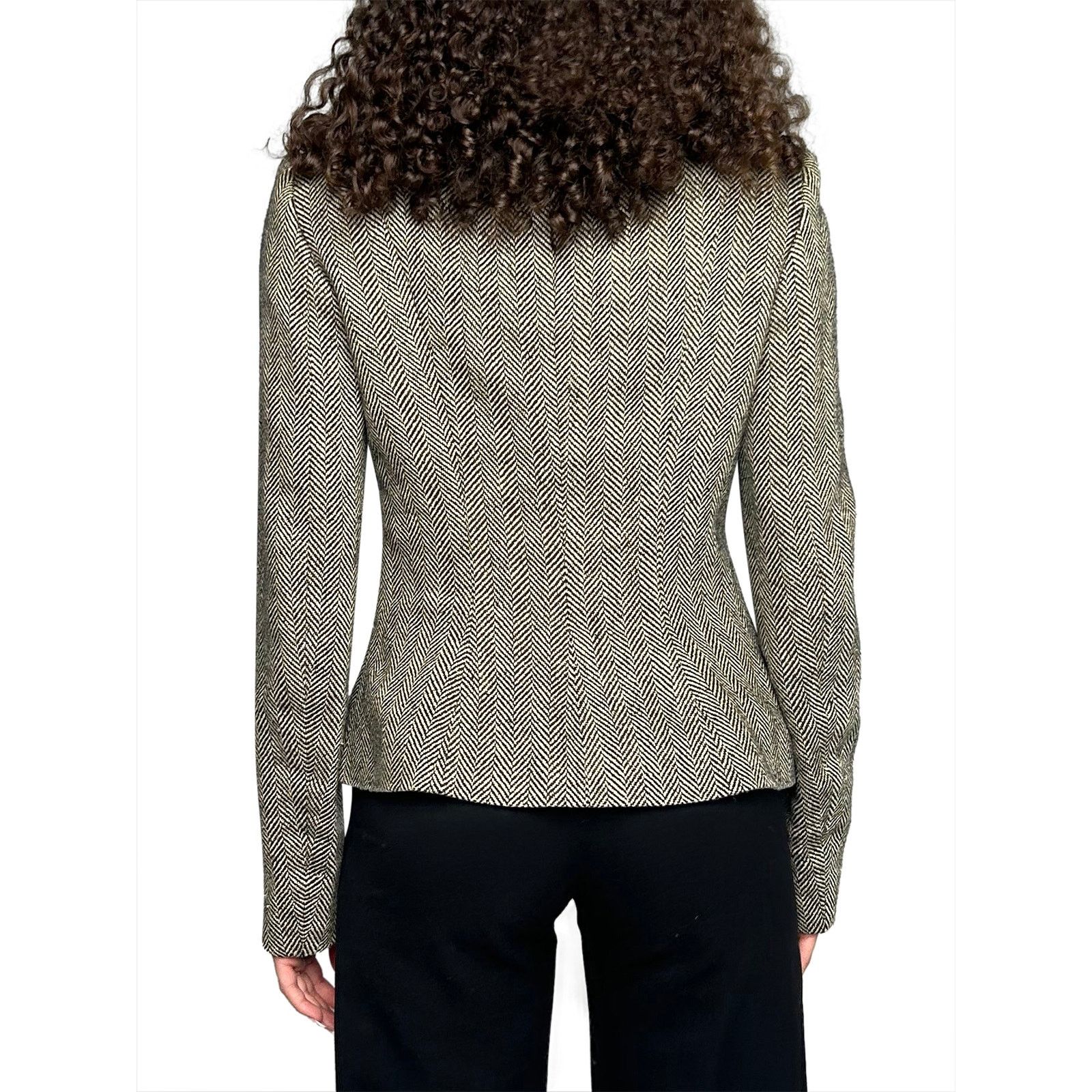 Polo Ralph Lauren Collarless Jacket Size XS / US 0-2 / IT 36-38 - 6 Thumbnail