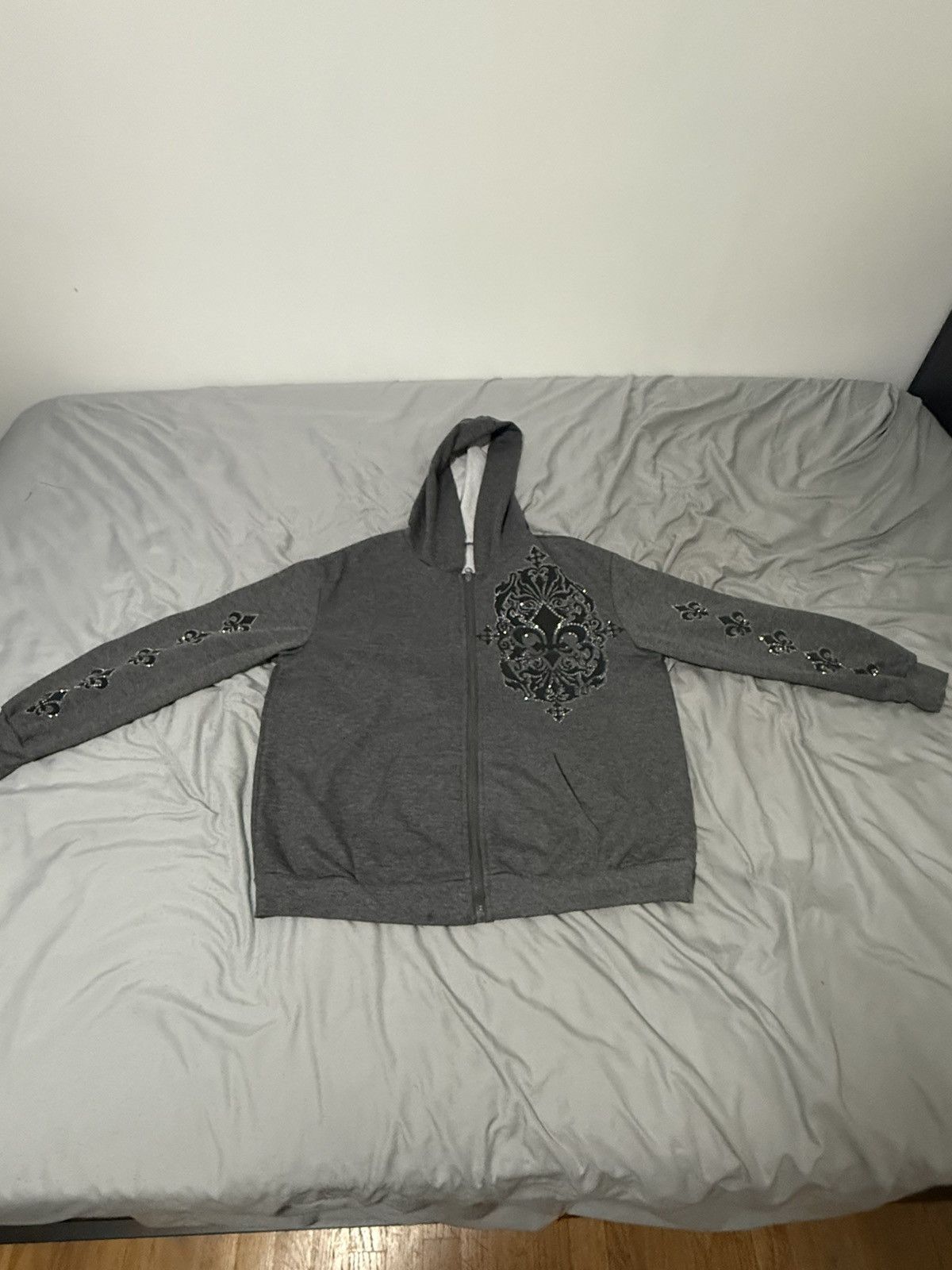 Vintage Grey vintage design zip up Size US M / EU 48-50 / 2 - 1 Thumbnail