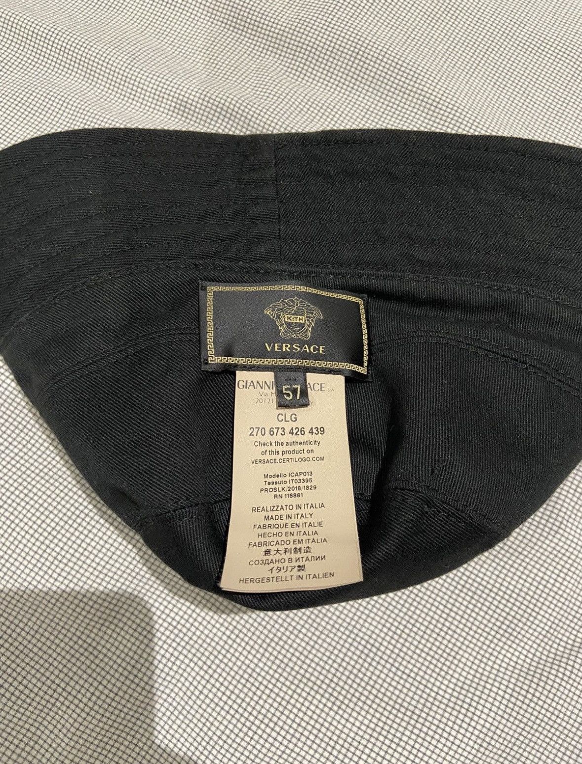 Kith × Versace Kith x Versace Bucket Hat Size ONE SIZE - 6 Thumbnail