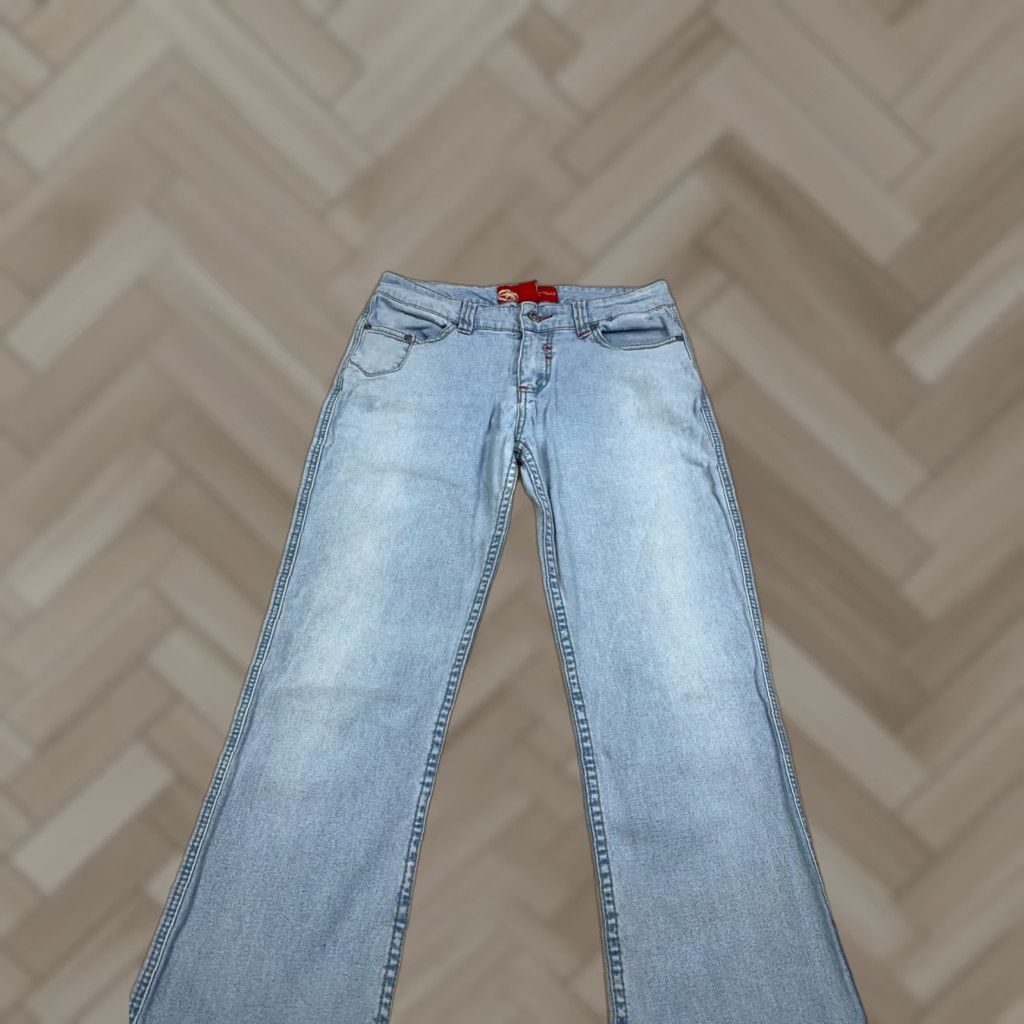 Ecko Unltd. VINTAGE Ecko Jeans Womens Bootcut Denim Light Blue 9 Blue Jeans Womens Bootcut Ecko Red Denim Jeans 9 Light Blue Bootcut Y2K 11599 Size 30" / US 8 / IT 44 - 1 Thumbnail