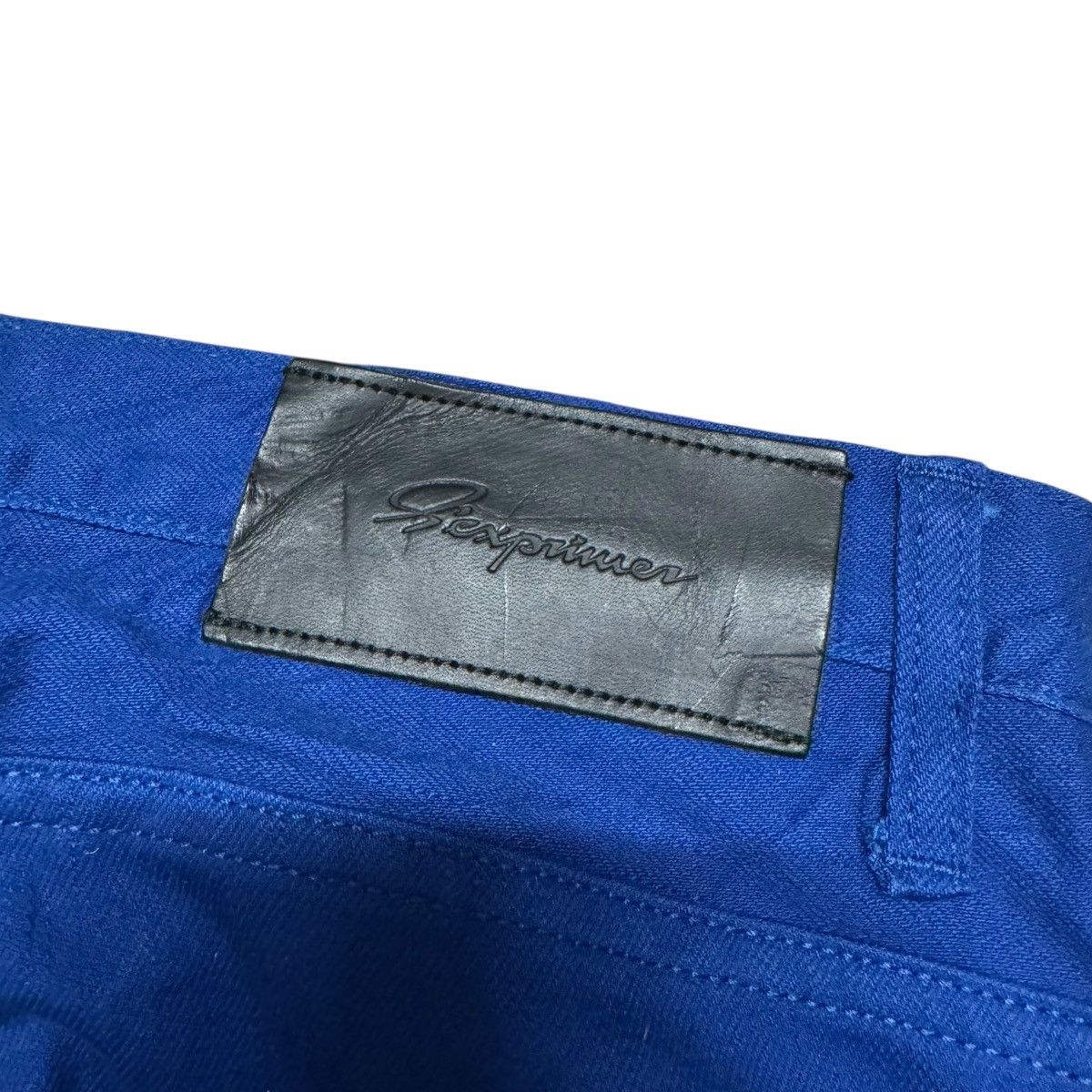 READYMADE S'exprimer Royal Blue Denim Jeans By YUTA READYMADE Size US 29 - 12 Thumbnail