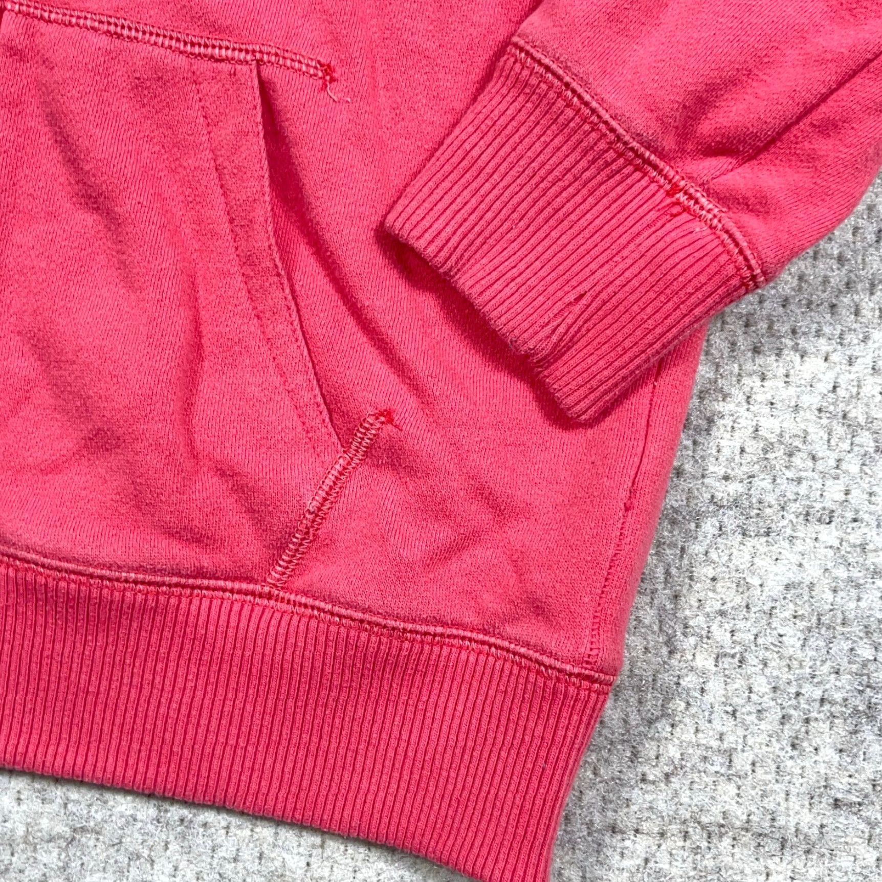 American Eagle Outfitters Vintage American Eagle Hoodie Women Medium Pink Full Zip Jacket 3/4 Sleeve Size M / US 6-8 / IT 42-44 - 6 Thumbnail