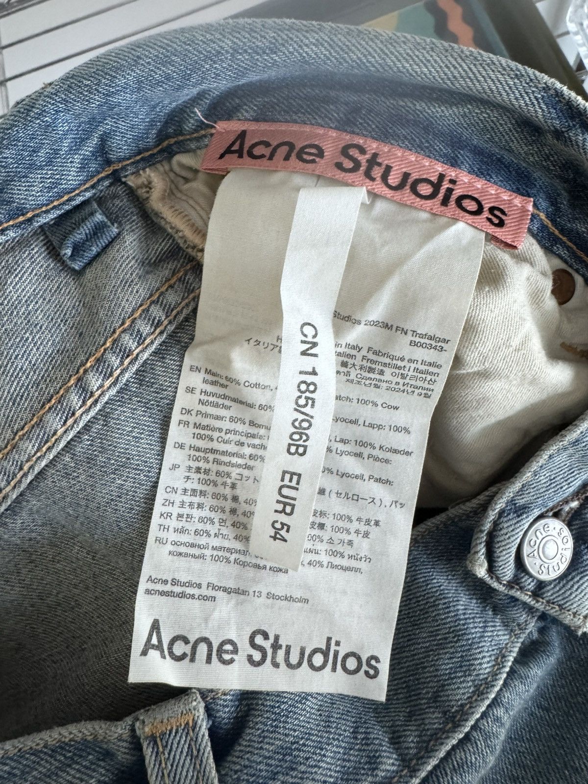 Acne Studios Acne Jeans 2023m trafalgar Size US 44 / EU 60 - 3 Thumbnail