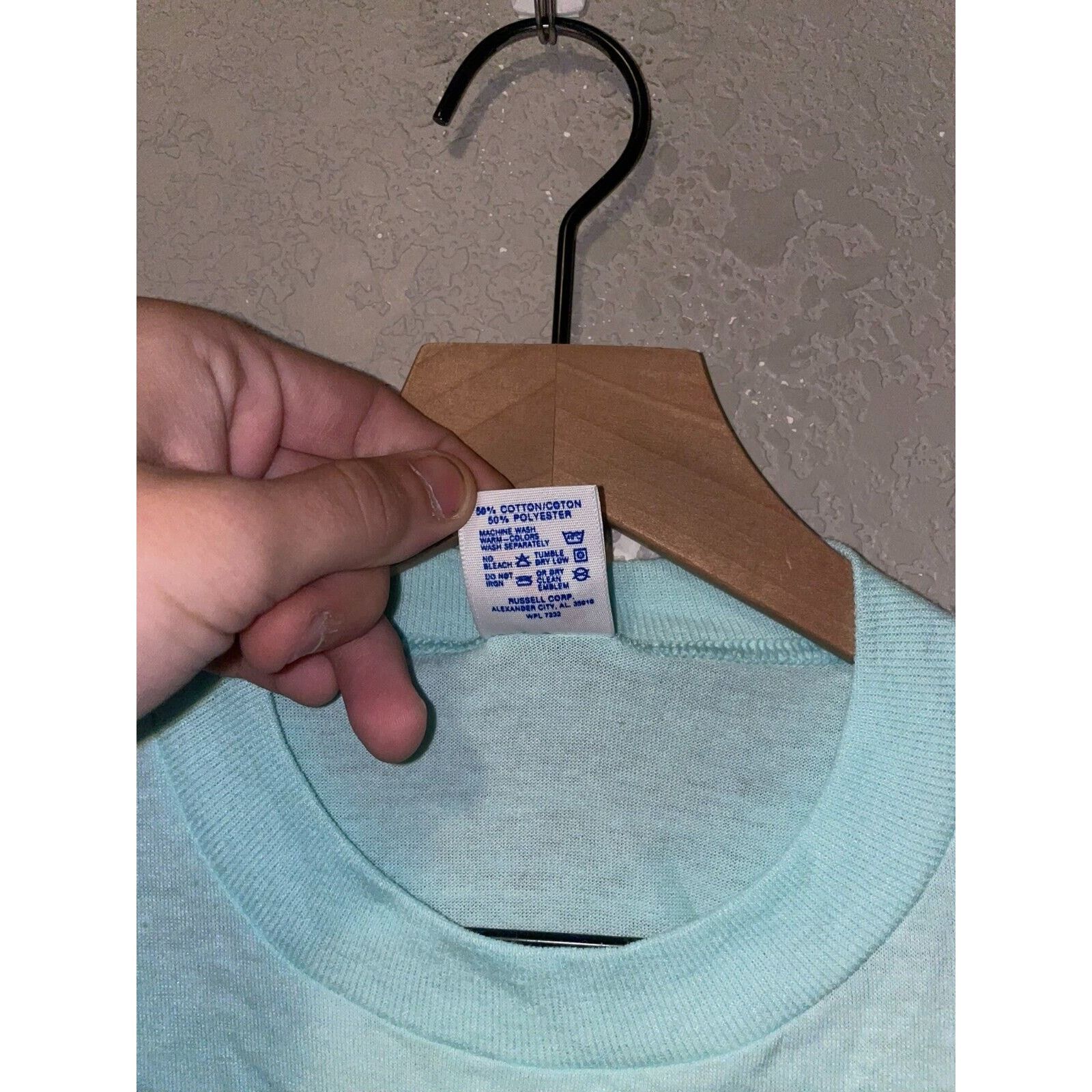 Jerzees Vintage Arizona Shirt Southwest Art Blue Tee 90s Graphic S Size US S / EU 44-46 / 1 - 10 Thumbnail