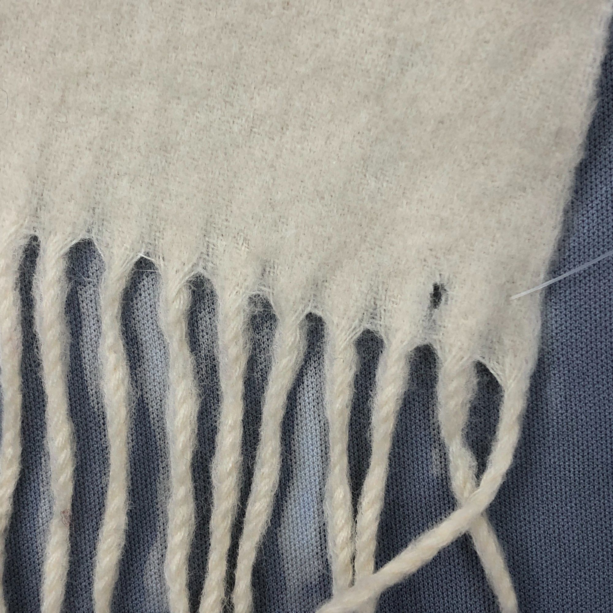 Givenchy Vintage Givenchy Scarf Muffler Wool Winter Fringe Scarves Size ONE SIZE - 7 Thumbnail