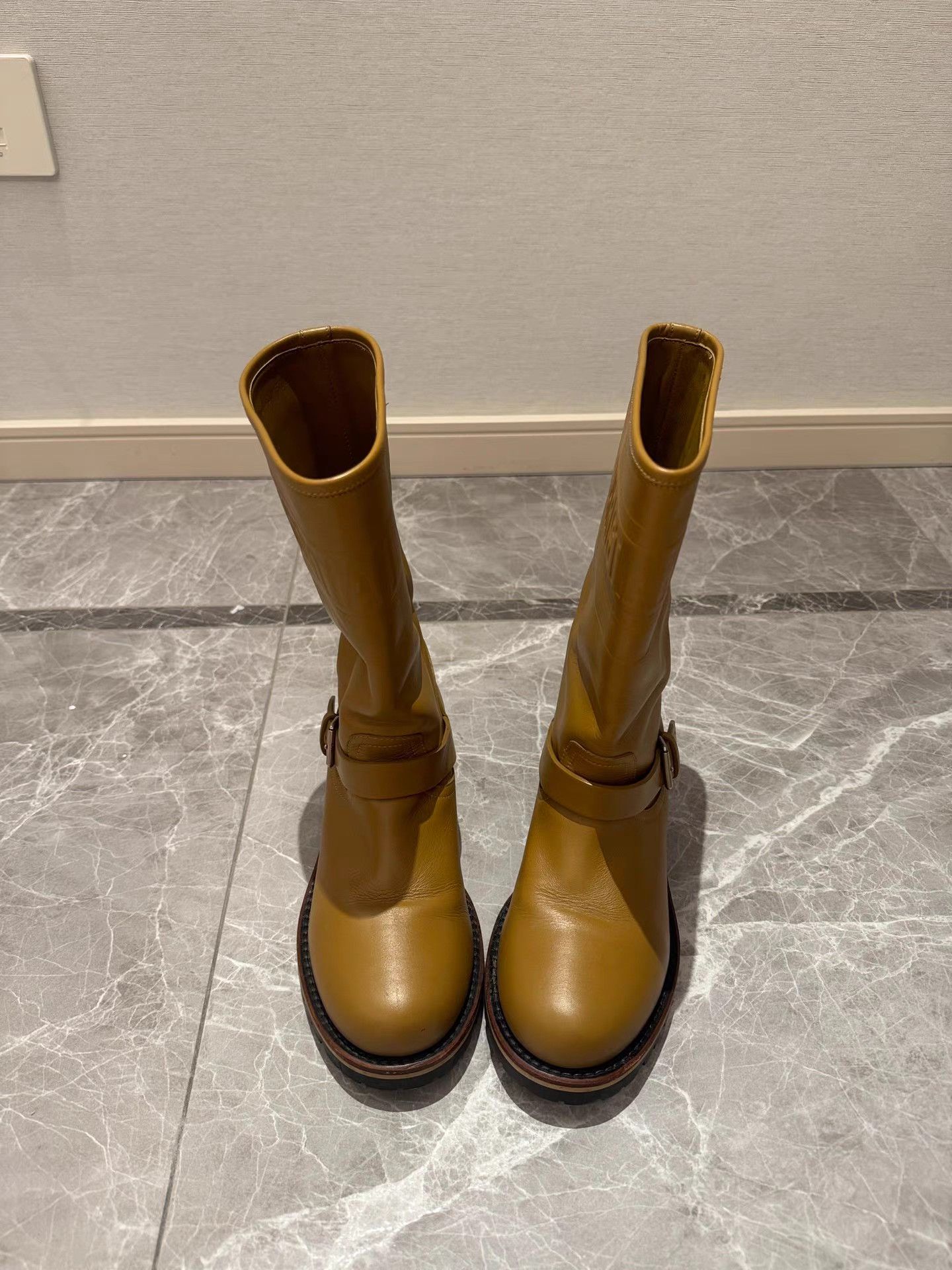 Dior Dior Soft Calfskin Mid-Calf Boots K6 Size US 7.5 / IT 37.5 - 2 Thumbnail