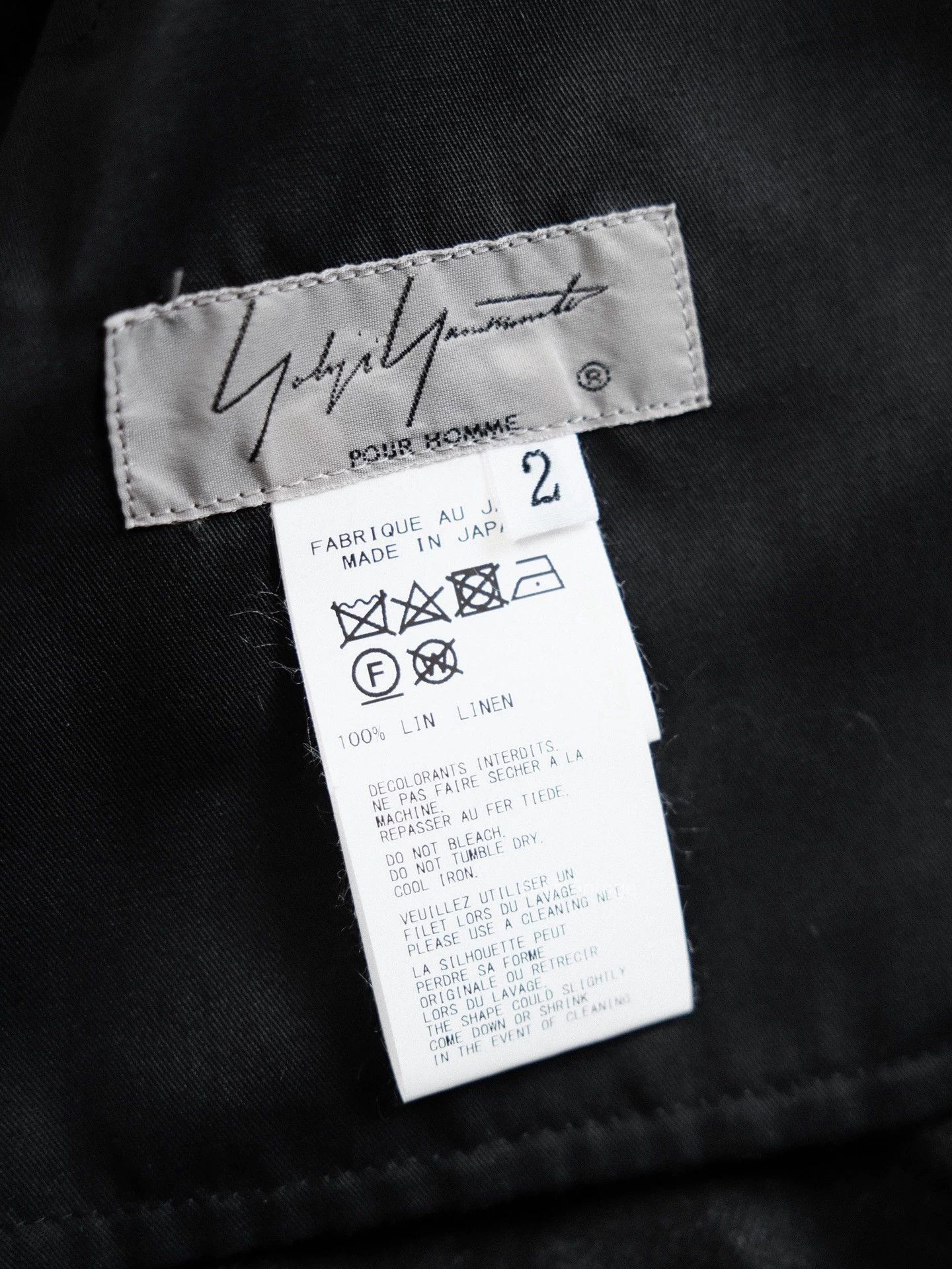 Yohji Yamamoto Yohji Yamamoto 20SS Vtg Linen Prntd Balloon Pants Size US 32 / EU 48 - 9 Thumbnail