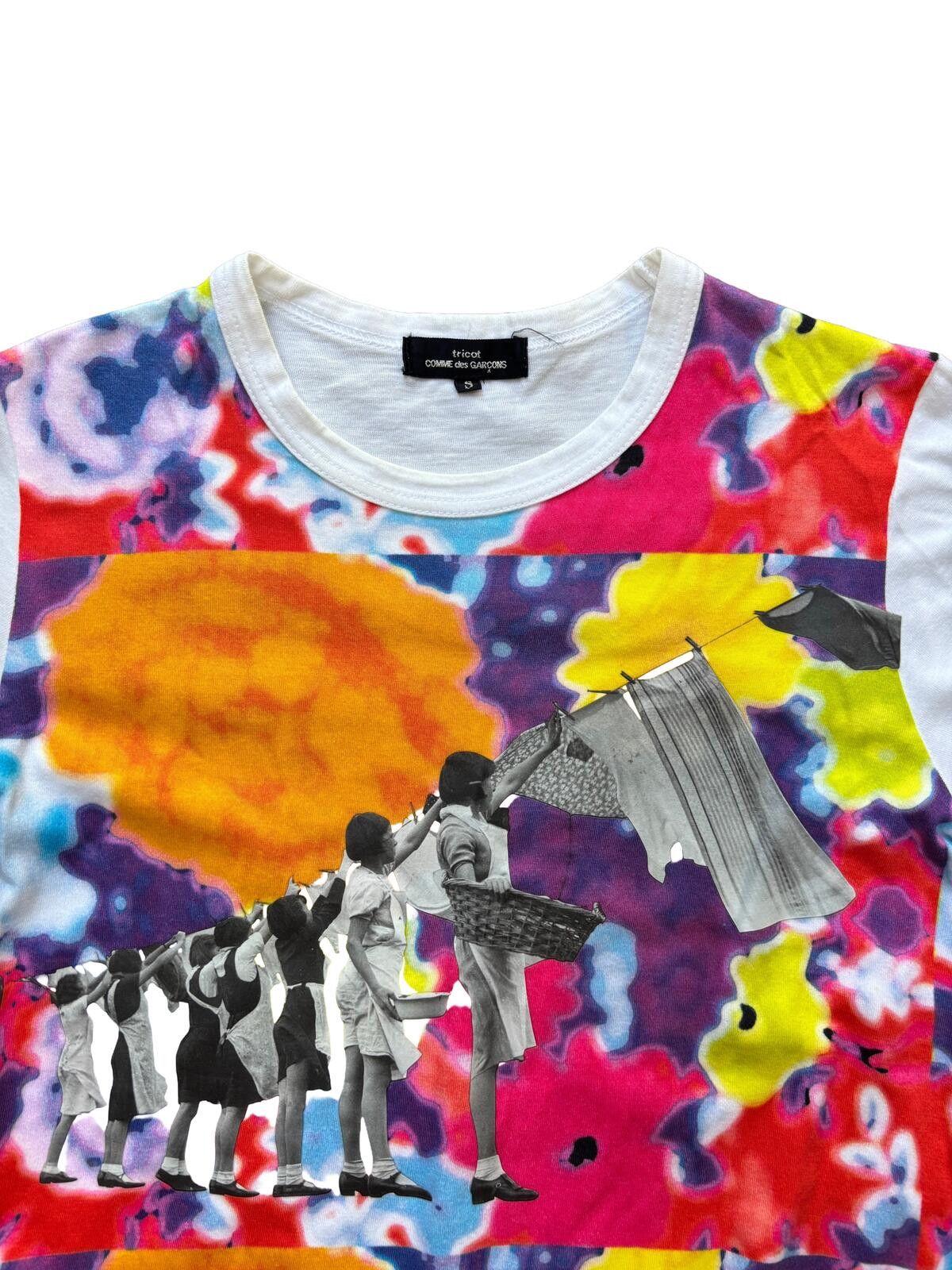 Comme des Garcons Tricot CDG Graphic Print Tee Multicolour S Size S / US 4 / IT 40 - 3 Thumbnail