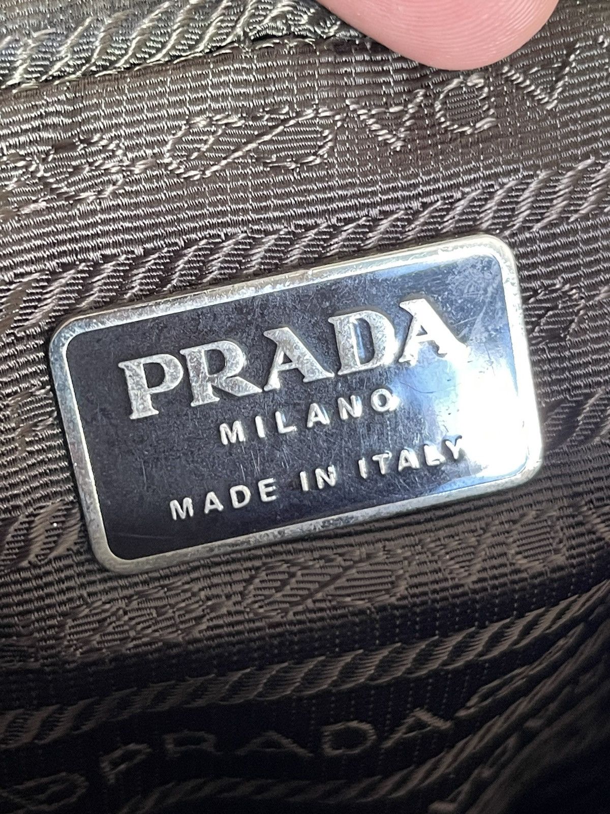 Prada SS1999 Prada Linen Waist Bag Size ONE SIZE - 10 Thumbnail