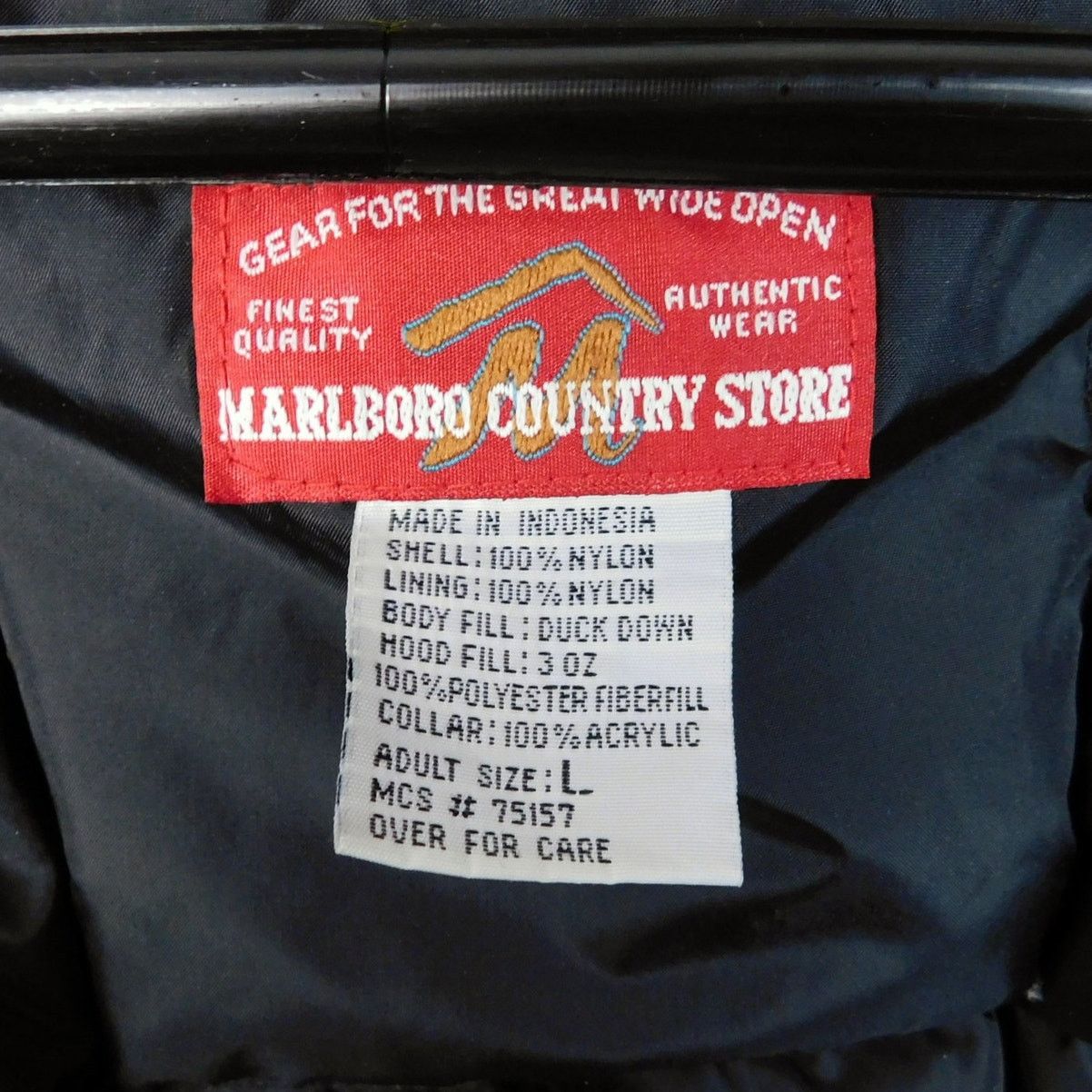 Marlboro Marlboro Country Store Duck Down Puffer Winter Jacket Size L Size US L / EU 52-54 / 3 - 3 Thumbnail