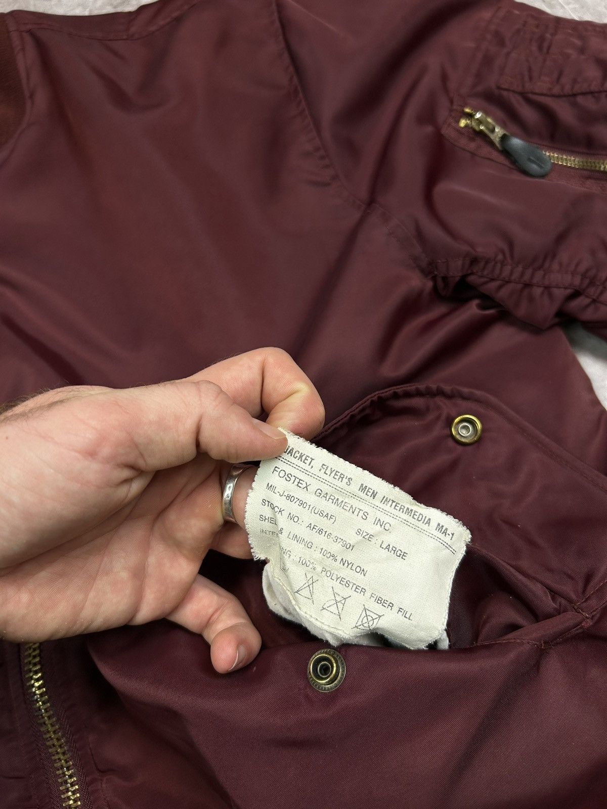 Other MA 1 Vintage Bomber Nylon Size US L / EU 52-54 / 3 - 6 Thumbnail