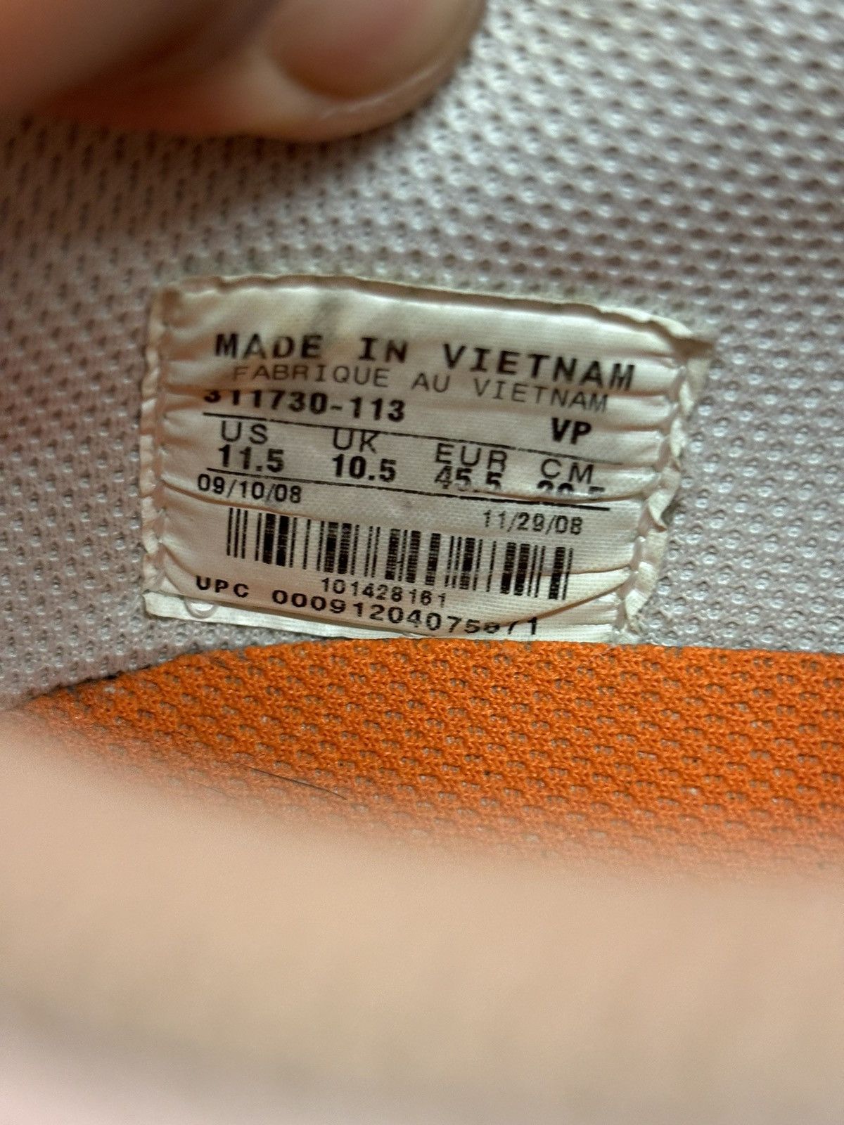 Nike × Vintage ***FINAL DROP*** RARE 2008 NIKE DUNK LOW LEATHER 11.5 Size US 11.5 / EU 44-45 - 21 Thumbnail