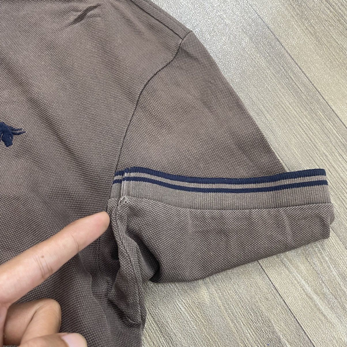 Prada × Vintage 🇮🇹 Prada Polo T-Shirt Bull Logo Size US L / EU 52-54 / 3 - 6 Thumbnail