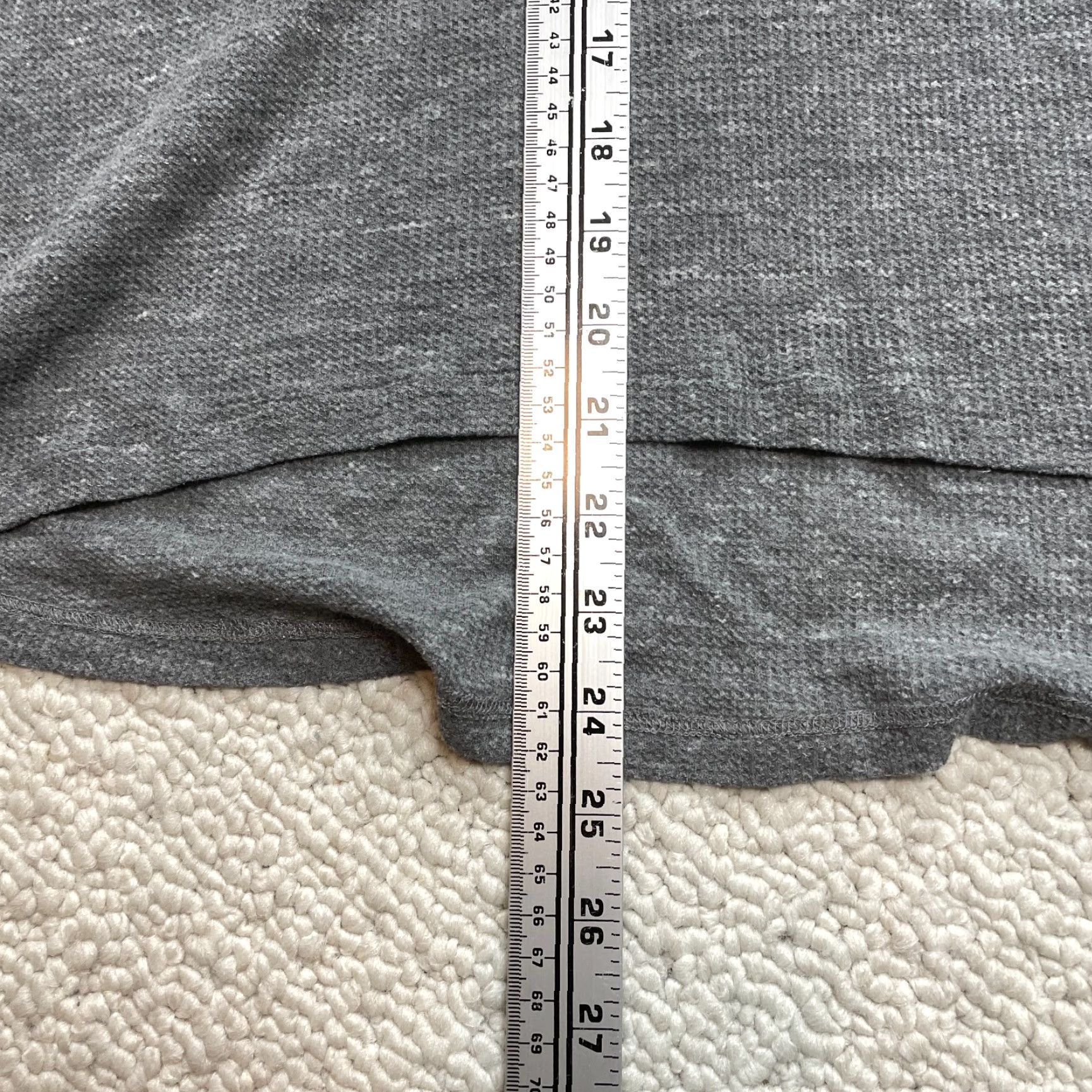 BCBGeneration BCBGeneration Shirt Womens Medium Gray Long Sleeve Soft Stretch Pullover Casual Size M / US 6-8 / IT 42-44 - 6 Thumbnail