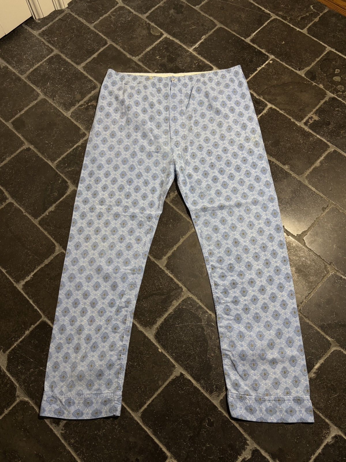Vintage 1970s Pajama Set True Vintage Two Piece Sleep Suit Pants Top Size US 38 / EU 54 - 8 Thumbnail