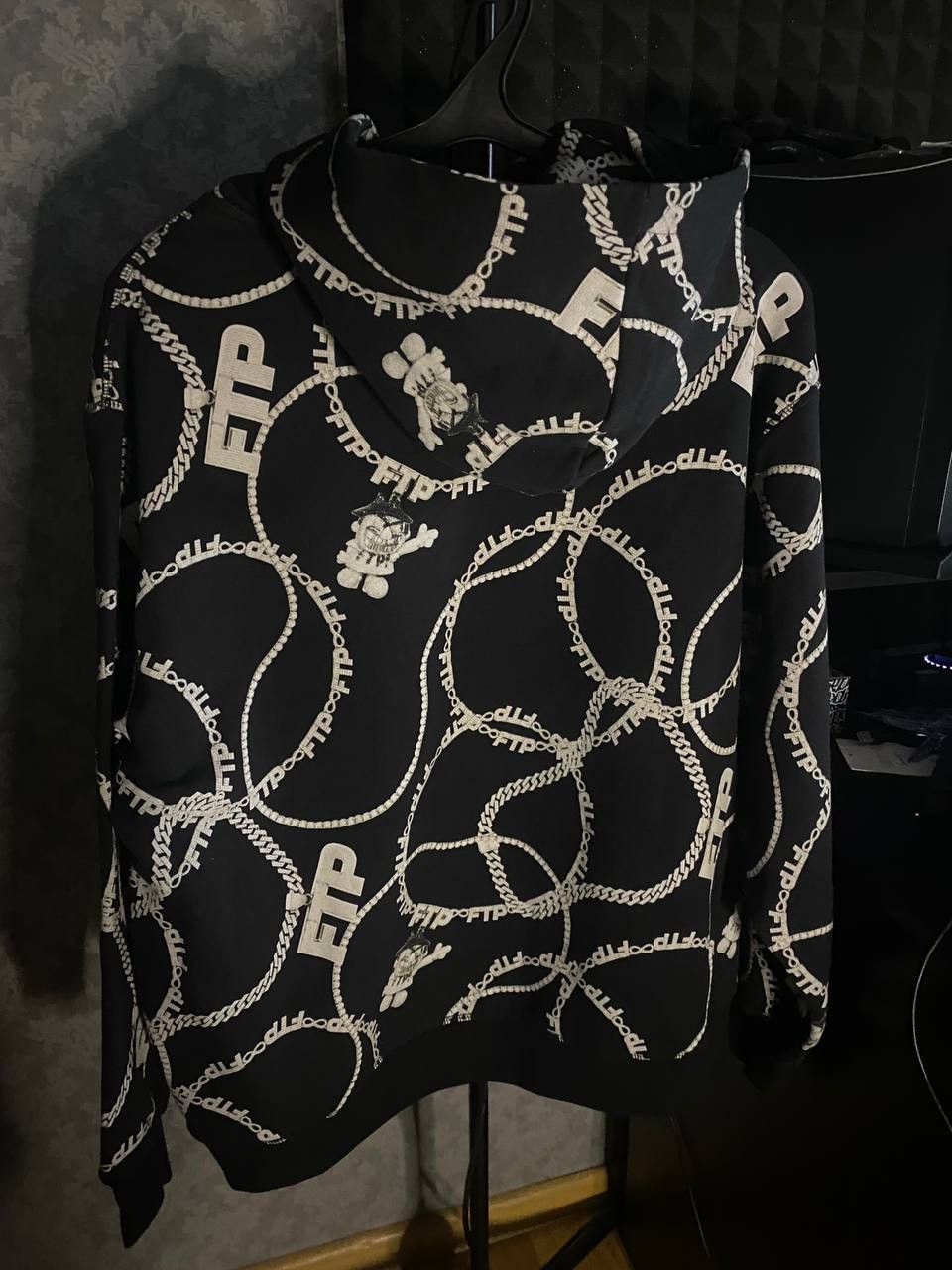 Fuck The Population FTP Diamond Chain Pullover Hoodie Size US L / EU 52-54 / 3 - 5 Thumbnail