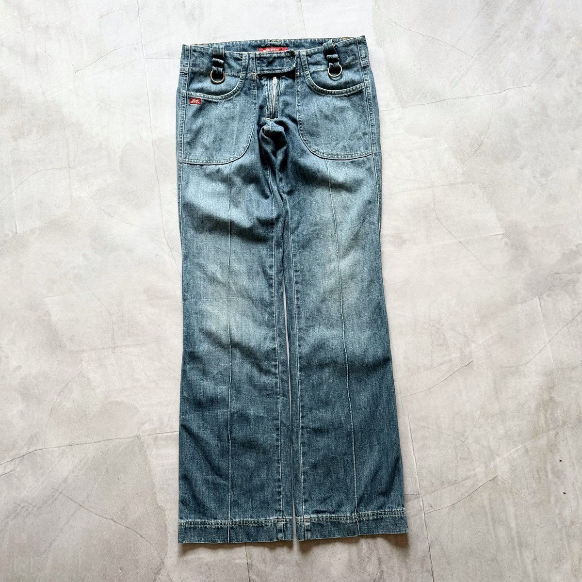 Miss Sixty Y2K Miss Sixty Cargo Straight Hysteric Glamour Style Jeans Size 29" - 1 Thumbnail
