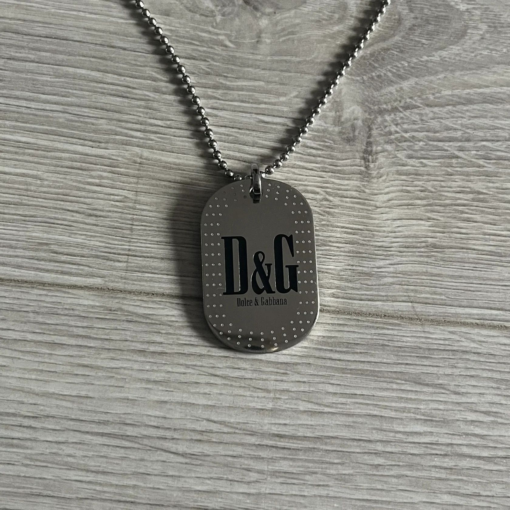 Dolce & Gabbana Dolce & Gabbana Cowboy Dog Tag Necklace Size ONE SIZE - 2 Thumbnail