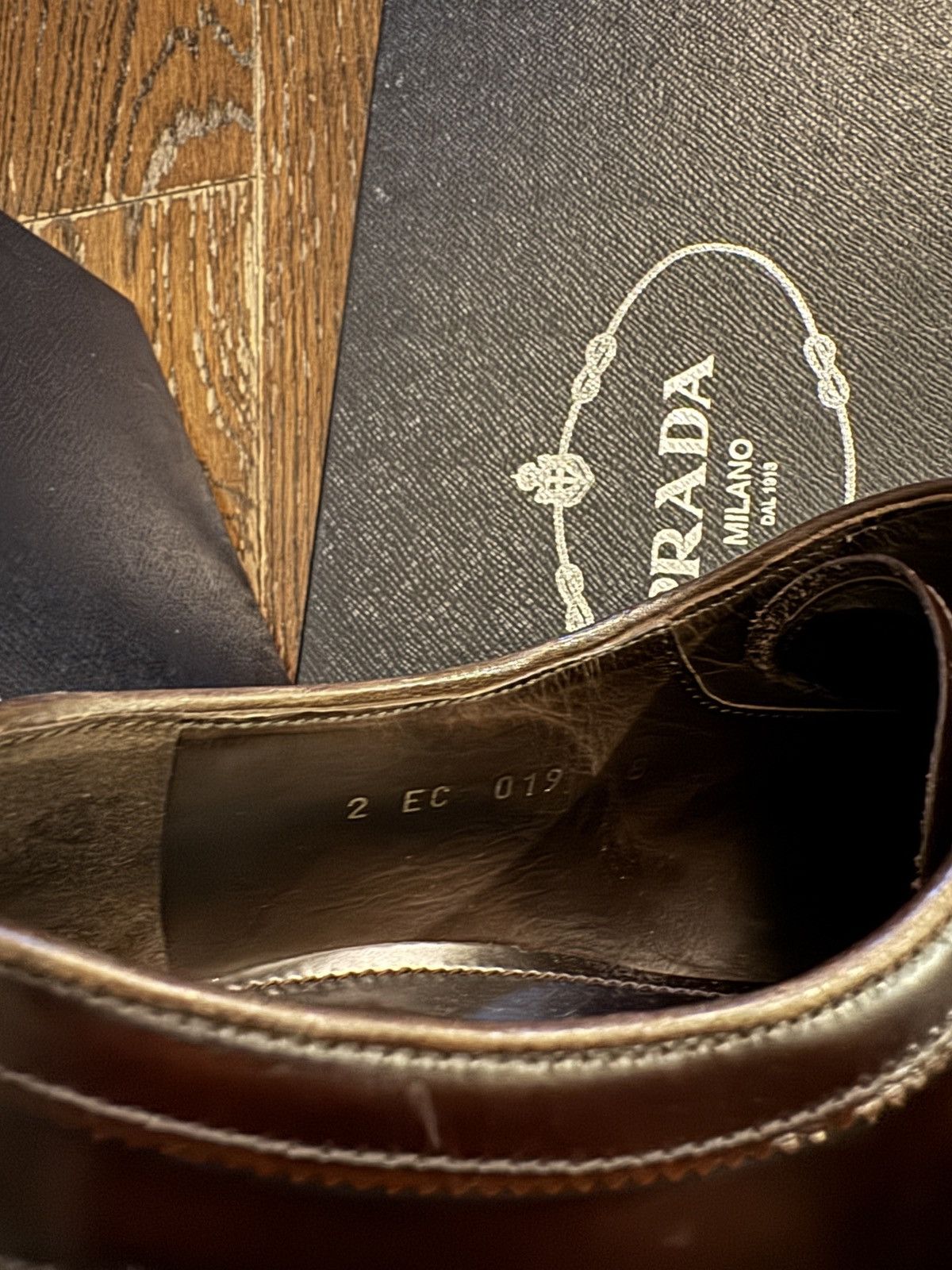 Prada Prada Men Oxford Shoes Size US 8 / EU 41 - 5 Thumbnail