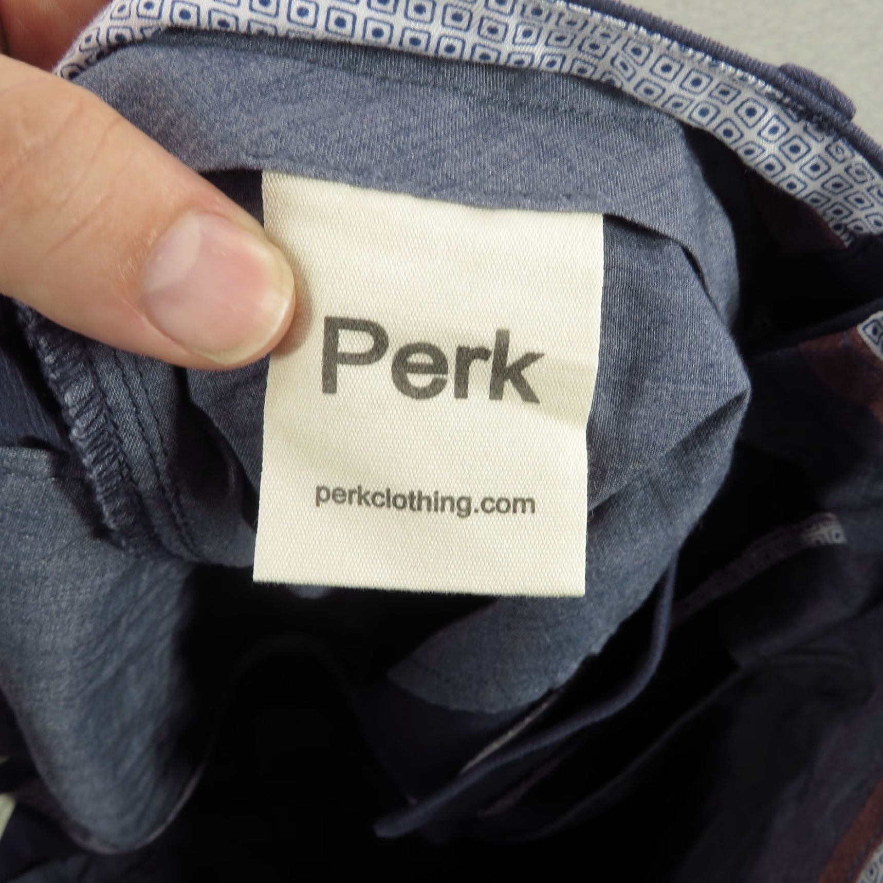 Vintage Perk Mens Pants 29x32 Blue Slim Fit Chinos Casual Pockets Cotton Spandex Stretch Size US 29 - 7 Thumbnail