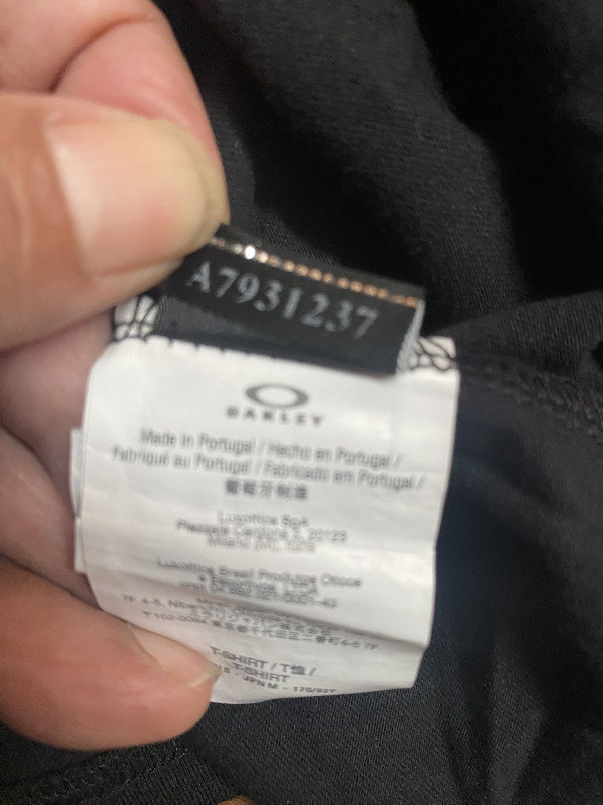 Oakley × Samuel Ross Oakley x Samuel Ross Black Tee Size S BNWT Size US S / EU 44-46 / 1 - 15 Thumbnail