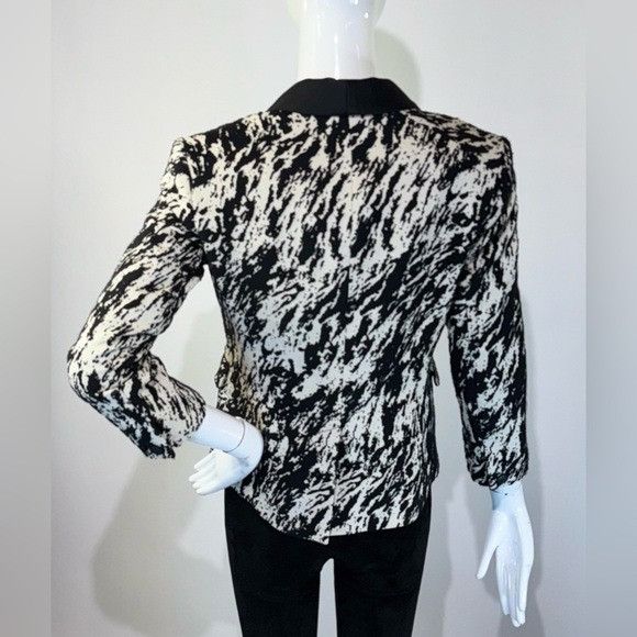 Rag & Bone RAG & BONE Harper Tuxedo Jacquard Blazer Jacket Size: 00 Size XXS / US 00 / IT 34 - 2 Thumbnail