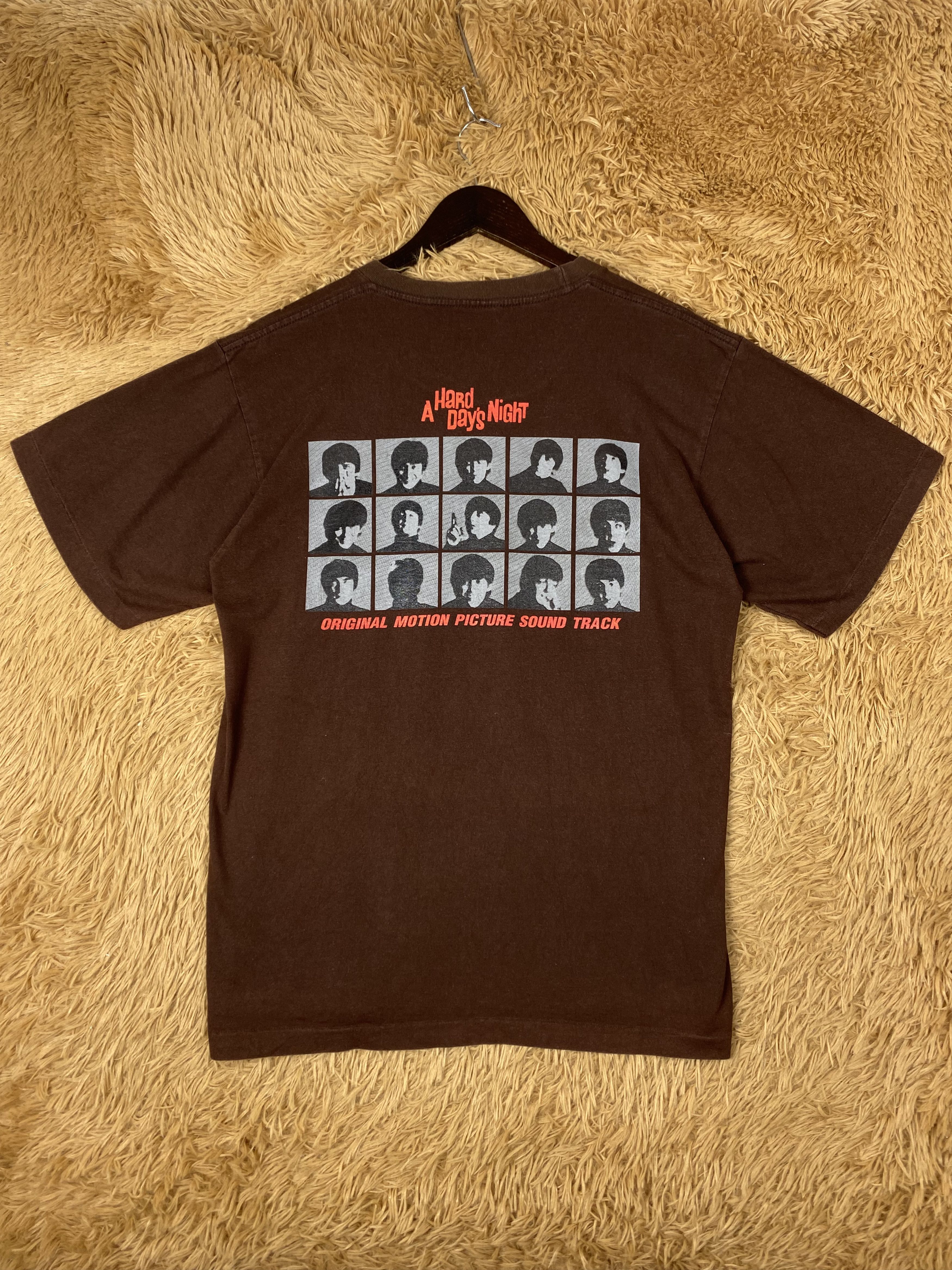 Band Tees Vintage The Beatle A Hard Days Night Short Sleeve T-Shirt Size US M / EU 48-50 / 2 - 4 Thumbnail