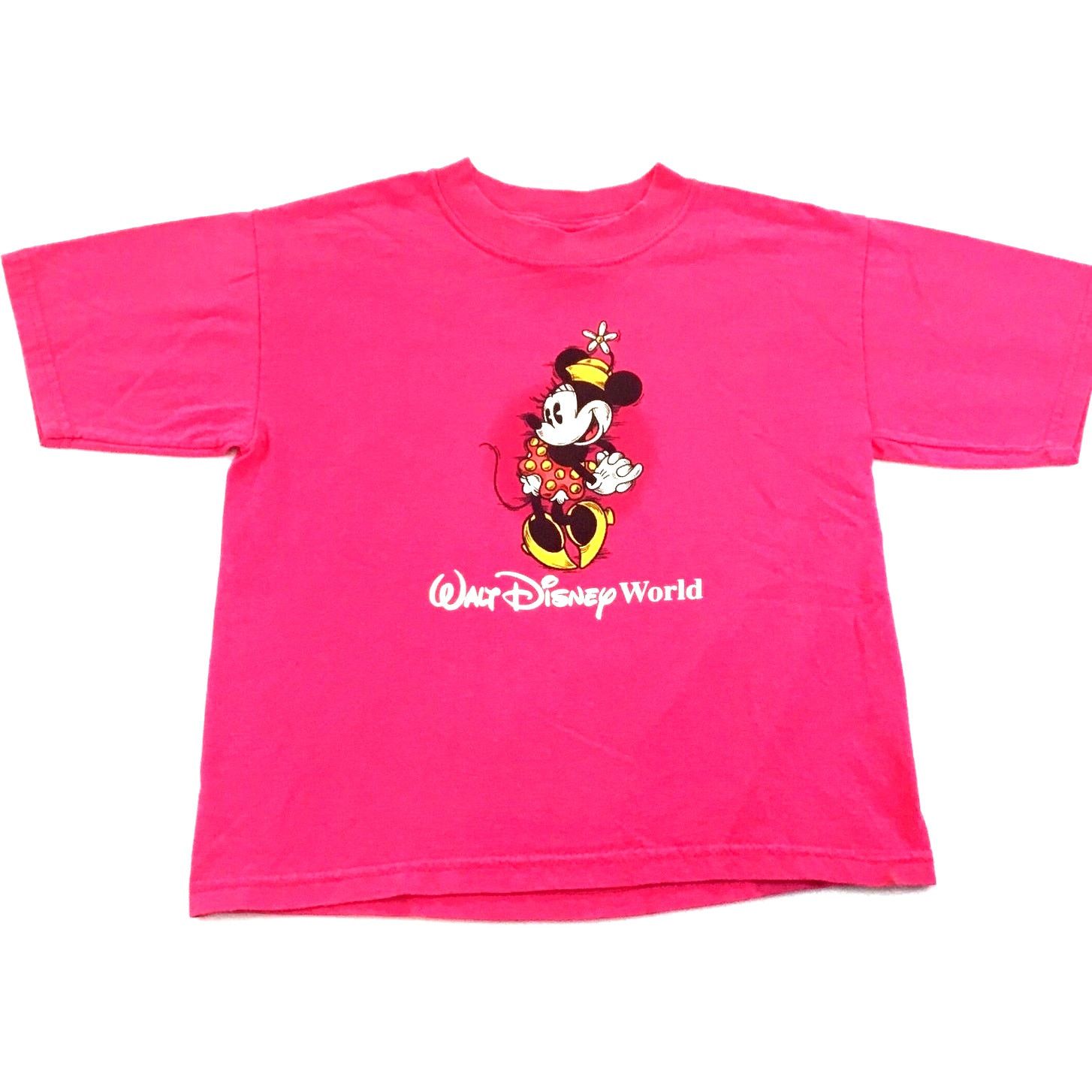 Disney Minnie Mouse Walt Disney World Kids Pink T-Shirt Small Size S / US 4 / IT 40 - 2 Thumbnail