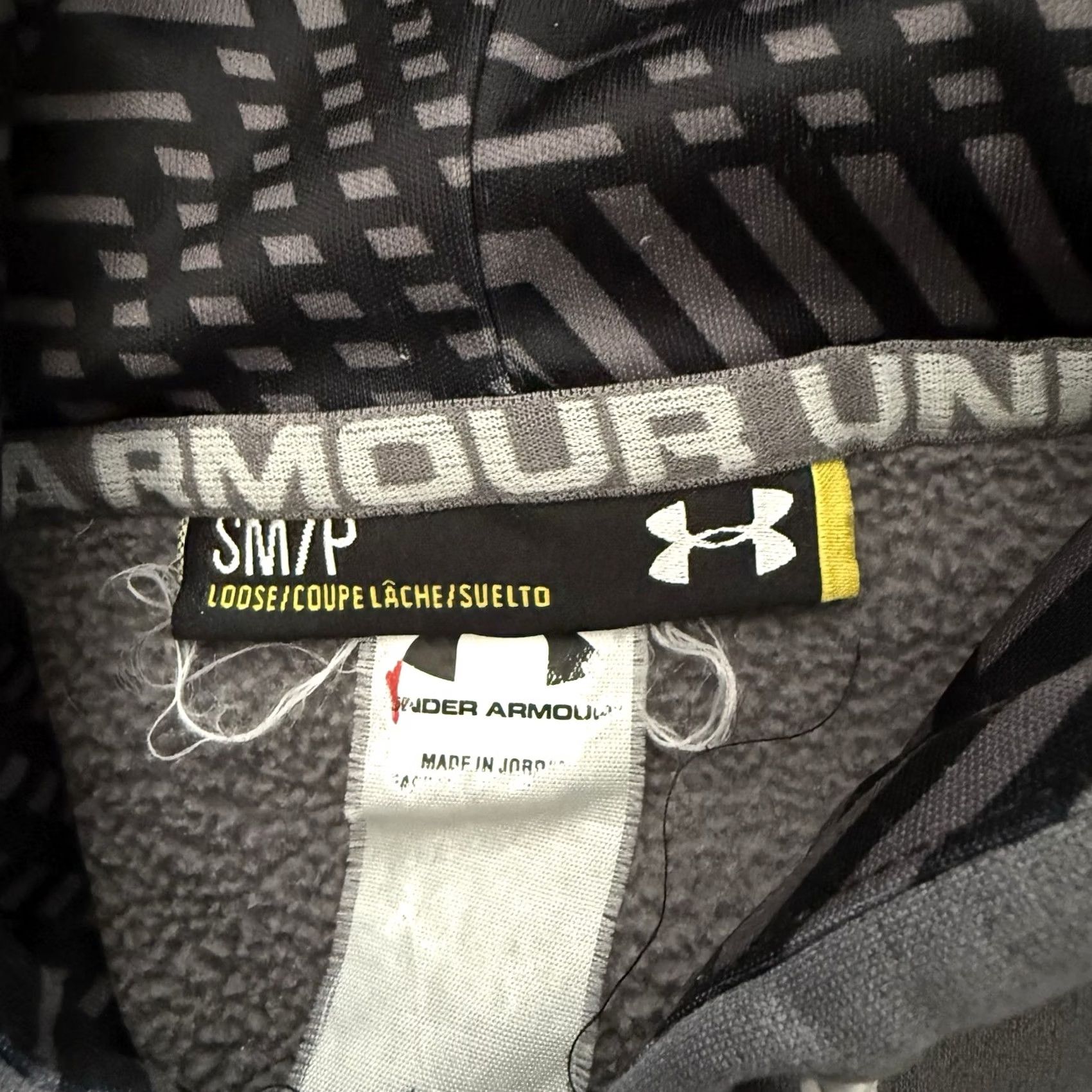 Under Armour Under Armour STORM Hoodie Mens Small Gray Logo Print Pullover Fleece Sweatshirt Size US S / EU 44-46 / 1 - 2 Thumbnail