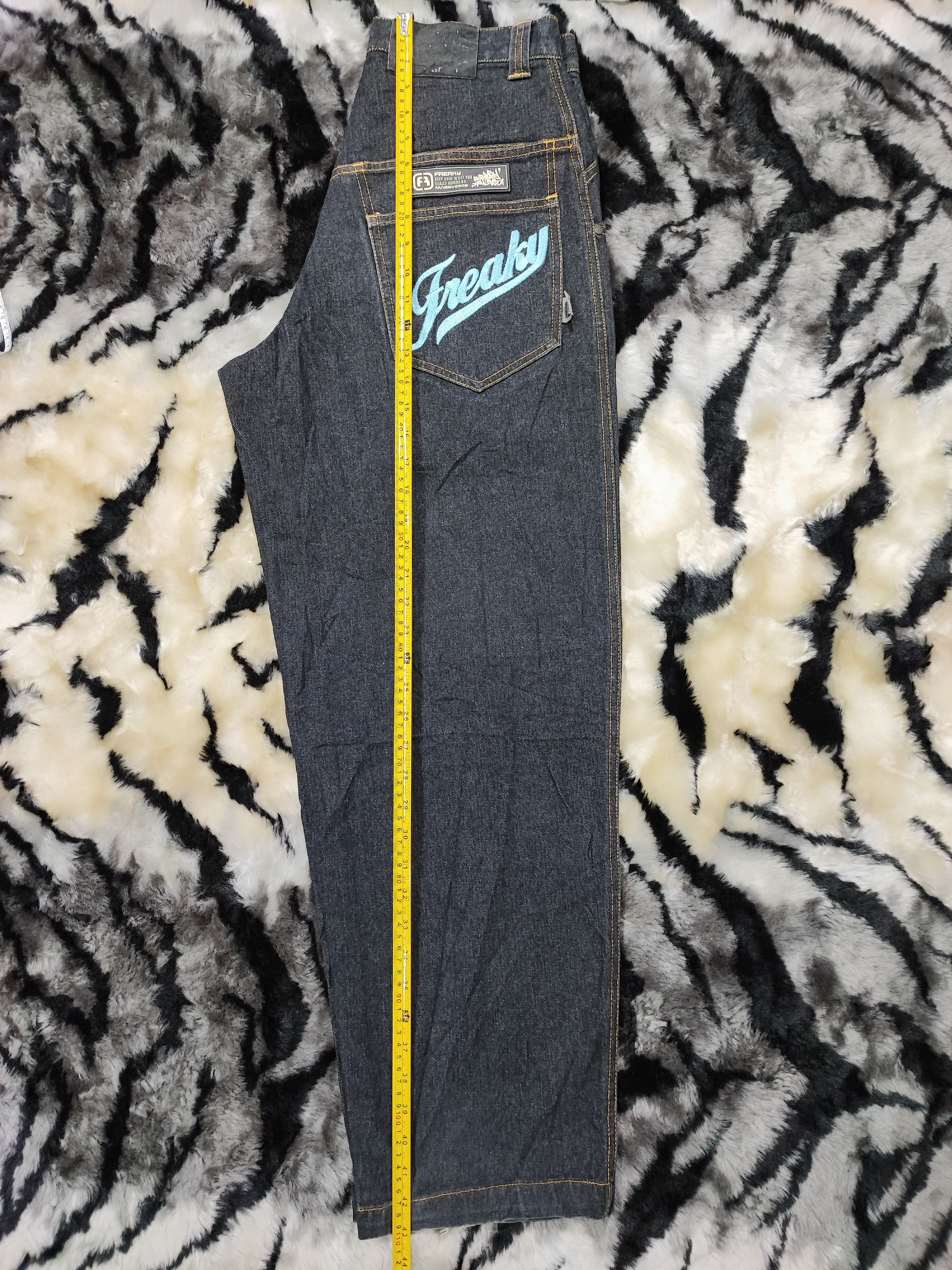 Massive Baggy Skater Pants Freaky Massive Denim Size US 30 / EU 46 - 15 Thumbnail