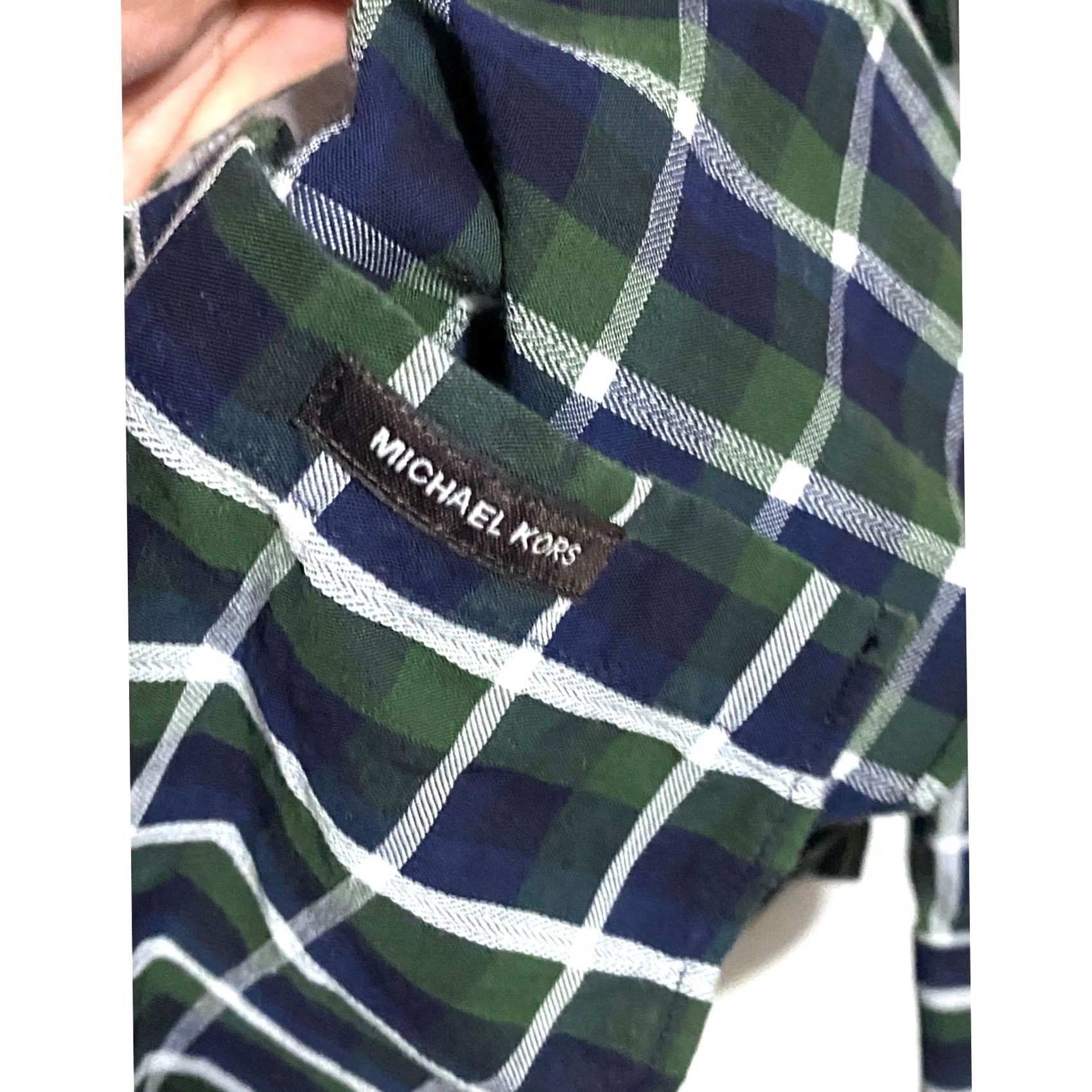 Michael Kors Michael Kors Classic Fit Button Down Long Sleeve Shirt Mens L Plaid Office Preppy Ivy League Casual Workwear Menswear Size US L / EU 52-54 / 3 - 5 Thumbnail