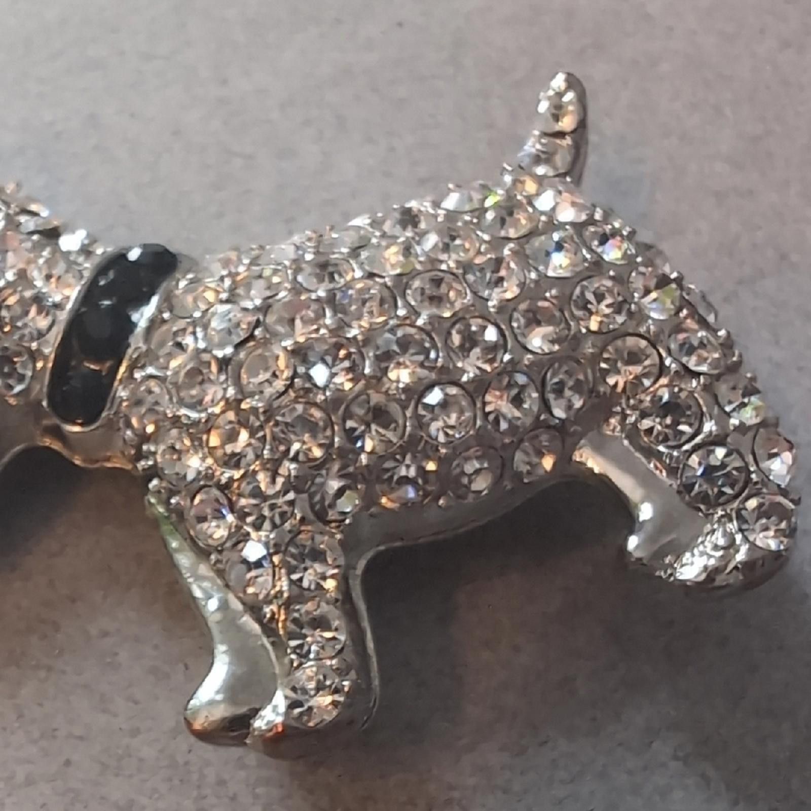Other Vintage Retro Keyring scotty dog jewelry Rhinestone Style Size ONE SIZE - 7 Thumbnail
