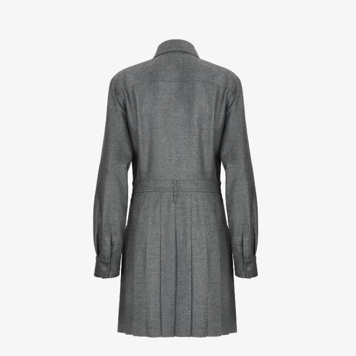 Fendi o1s1wg110125 Dress in Black Size L / US 10 / IT 46 - 2 Thumbnail