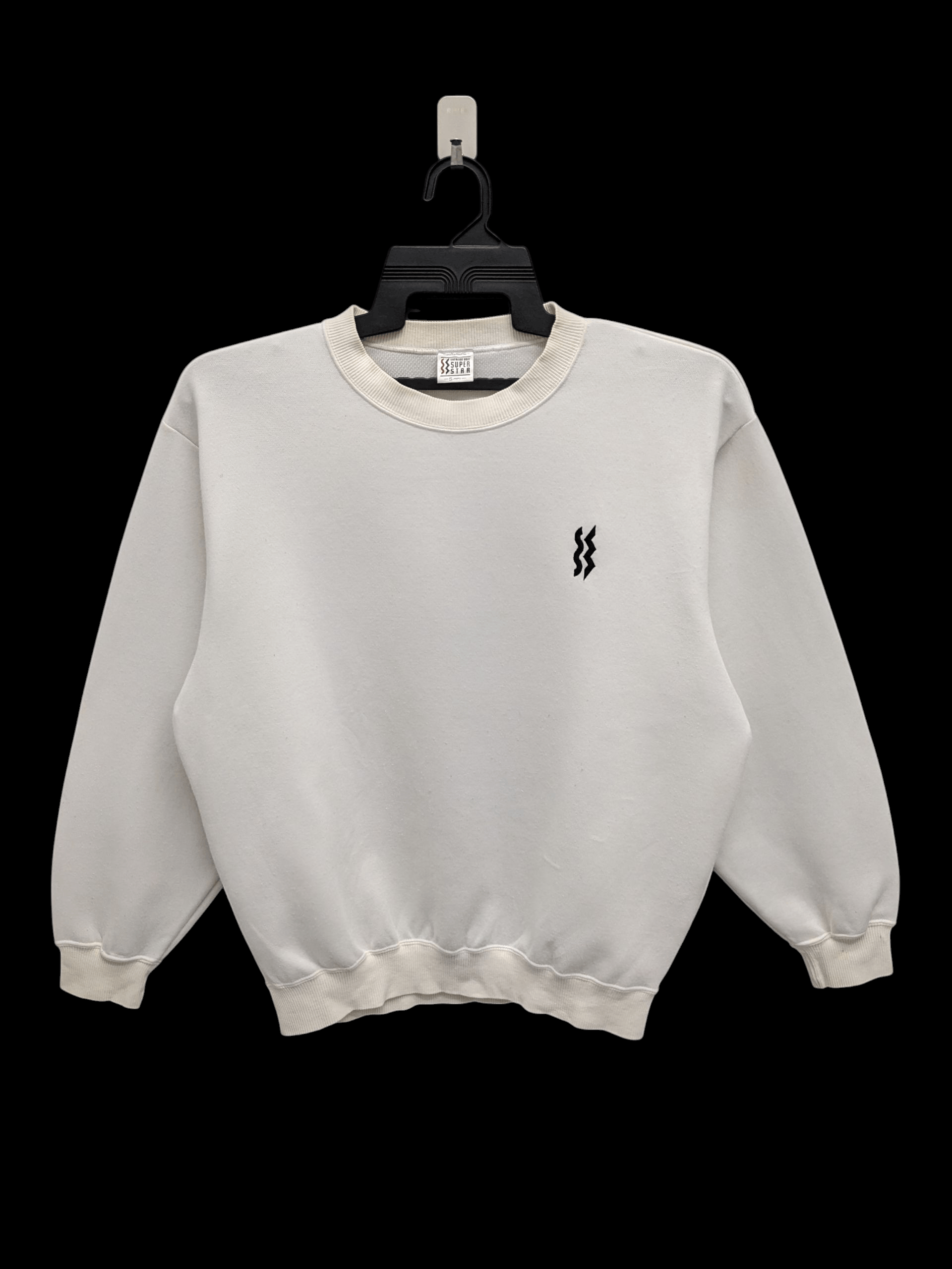 Mizuno Vintage Mizuno Super Star JASPO S White Crewneck Sweatshirt Size US S / EU 44-46 / 1 - 1 Thumbnail