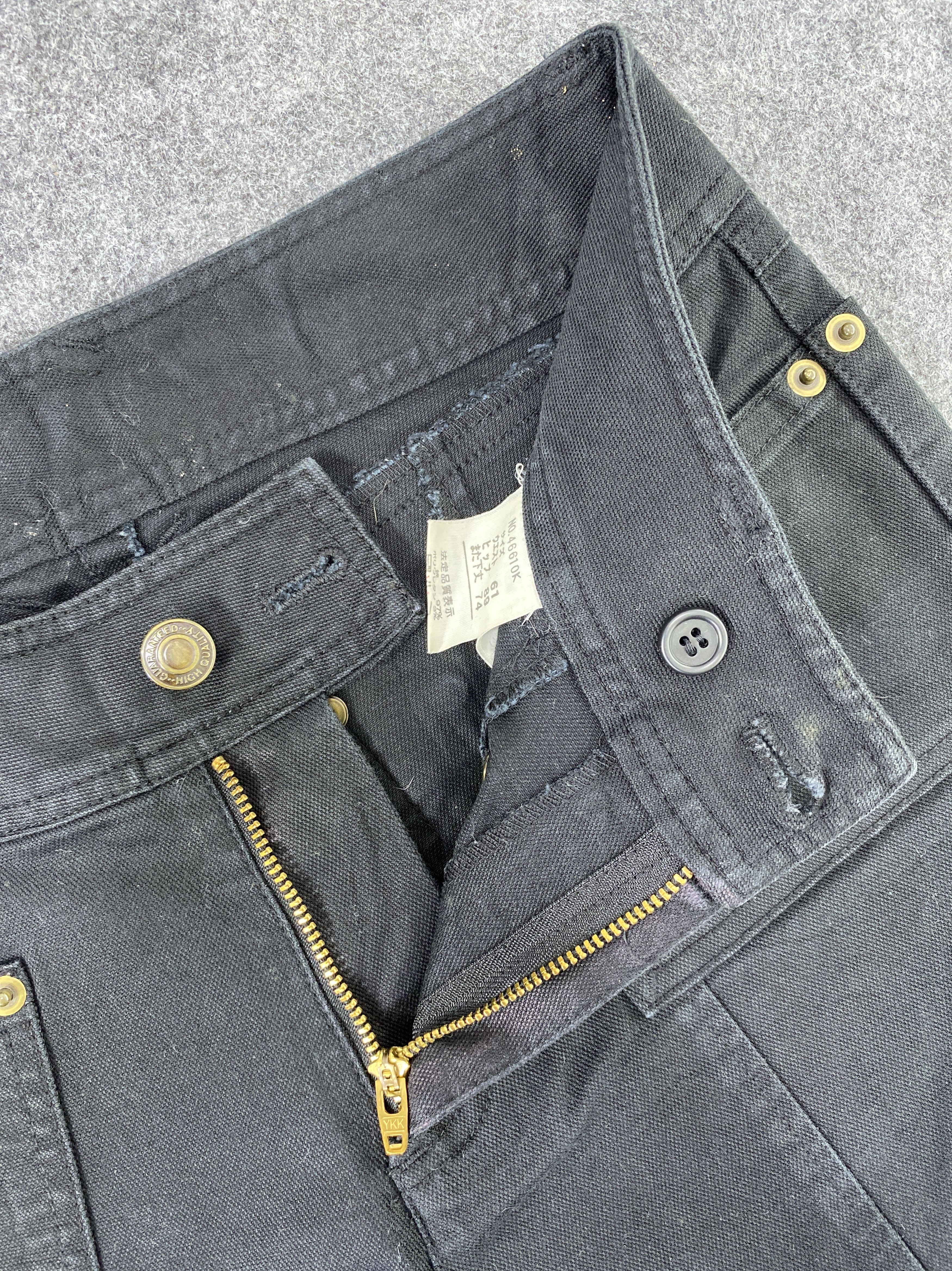 Japanese Brand Japanese Brand Black Denim Pants - J1137 Size US 28 / EU 44 - 7 Thumbnail