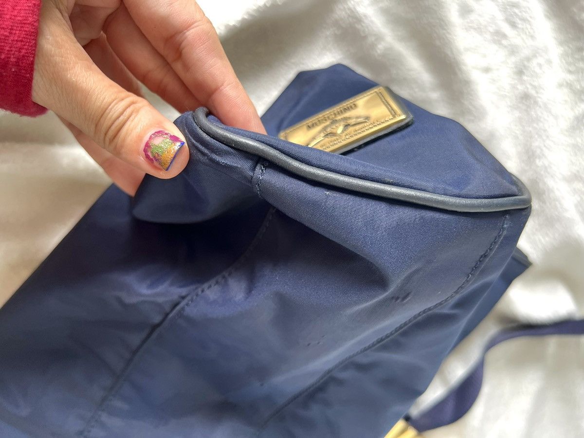 Moschino Moschino Nylon Large Tote – Navy Size ONE SIZE - 12 Thumbnail