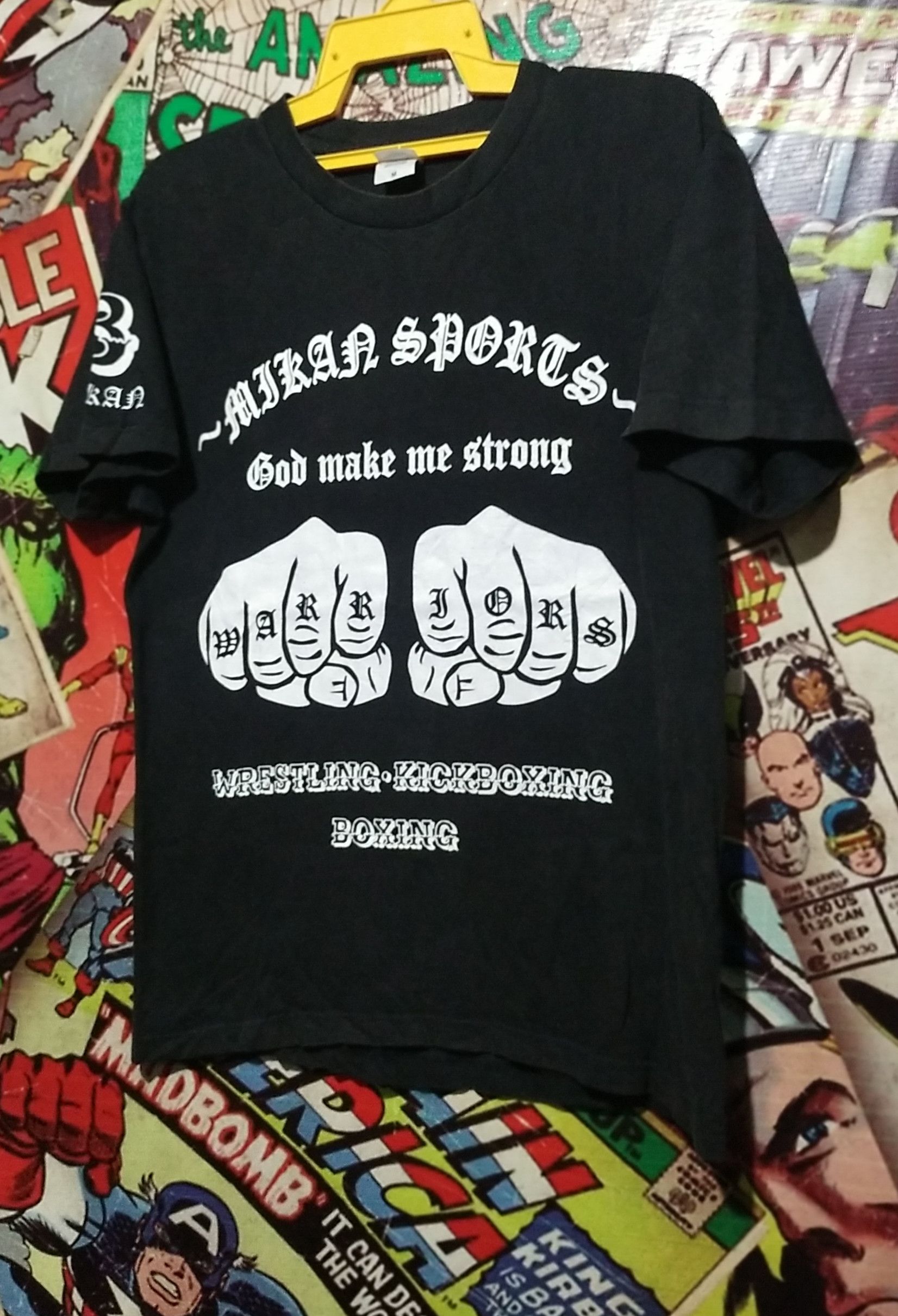 Vintage VINTAGE X WRESTLING KICKBOXING TEE Size US M / EU 48-50 / 2 - 1 Thumbnail