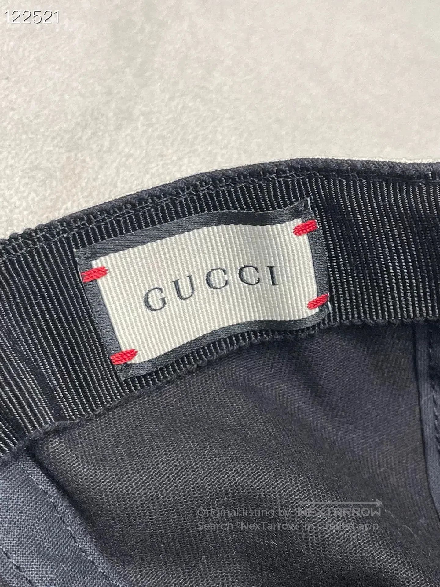 Gucci Gucci 080979 Black Runway Baseball Cap. Size ONE SIZE - 5 Thumbnail