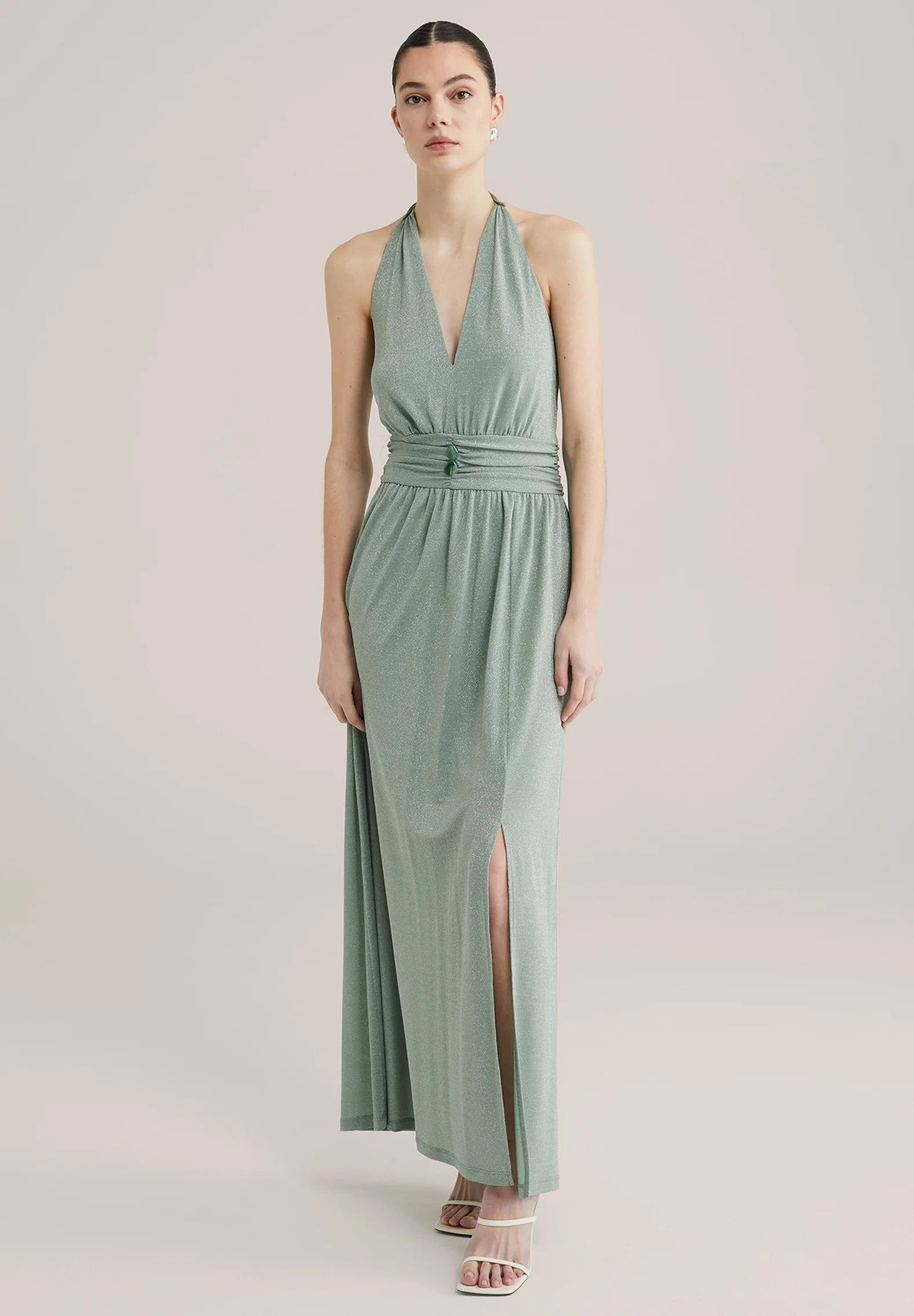 Other Beautiful evening maxi dress in sage green WE Size XXL / US 16-18 / IT 52-54 - 2 Thumbnail