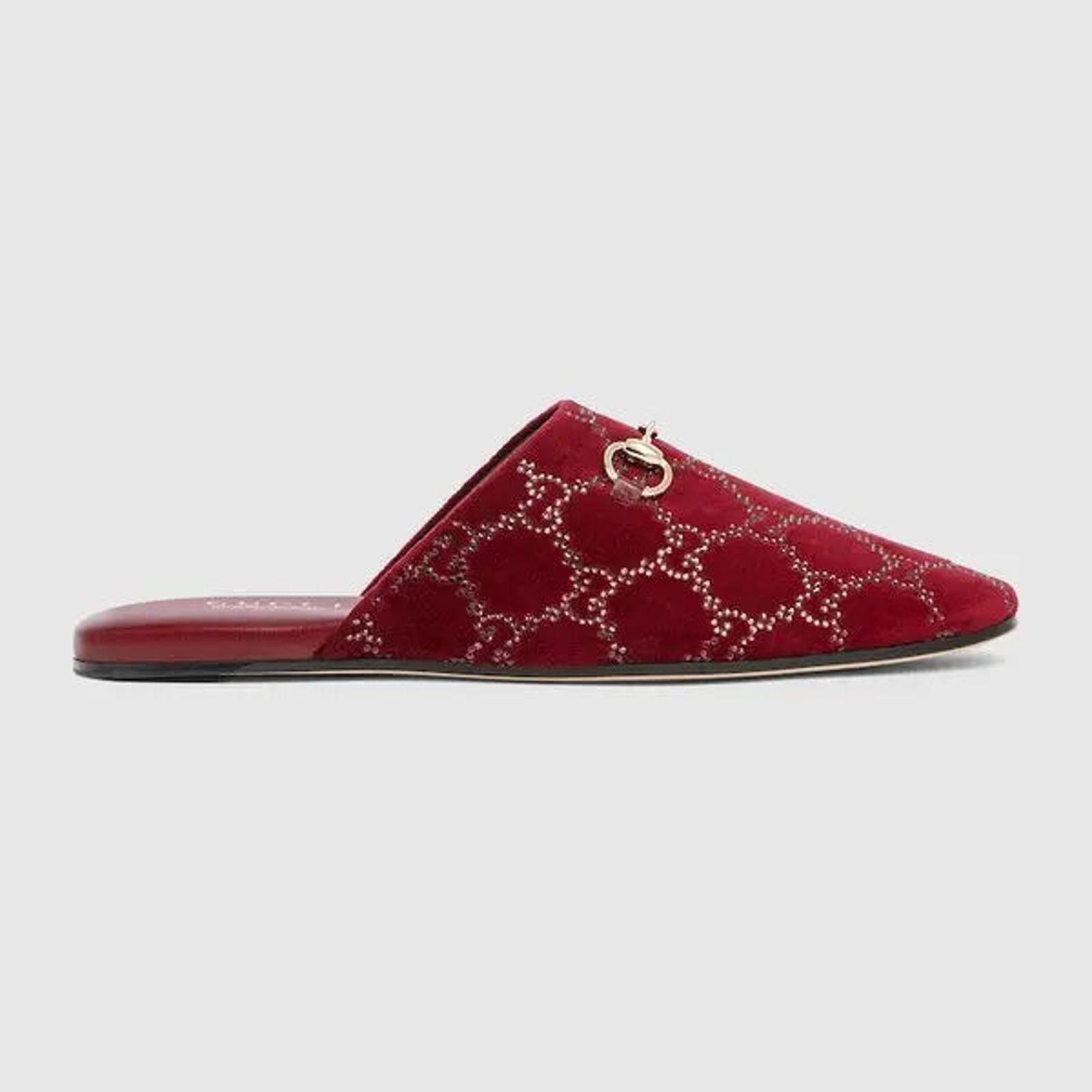 Gucci Gucci Horsebit GG Crystal Mules Size US 7.5 / IT 37.5 - 1 Thumbnail