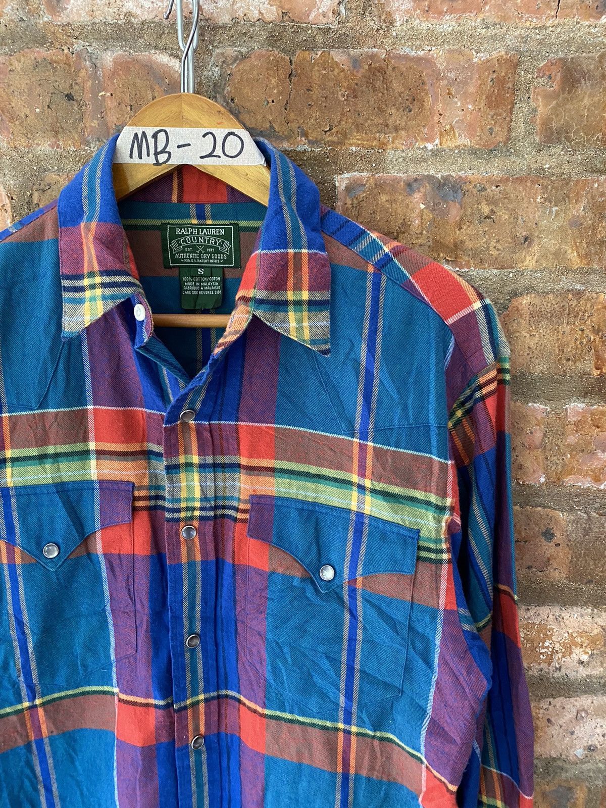 RRL Ralph Lauren 🔥1990s Ralph Lauren Country Check tartan Size US M / EU 48-50 / 2 - 5 Thumbnail