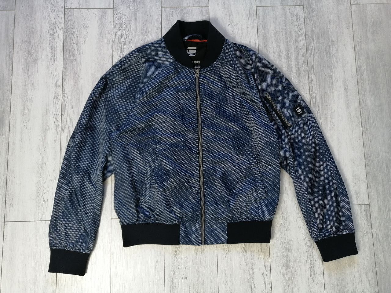 G-Star G star raw Men's Attack Bomber Jacket Sapphire Blue Sz M Size US M / EU 48-50 / 2 - 1 Thumbnail