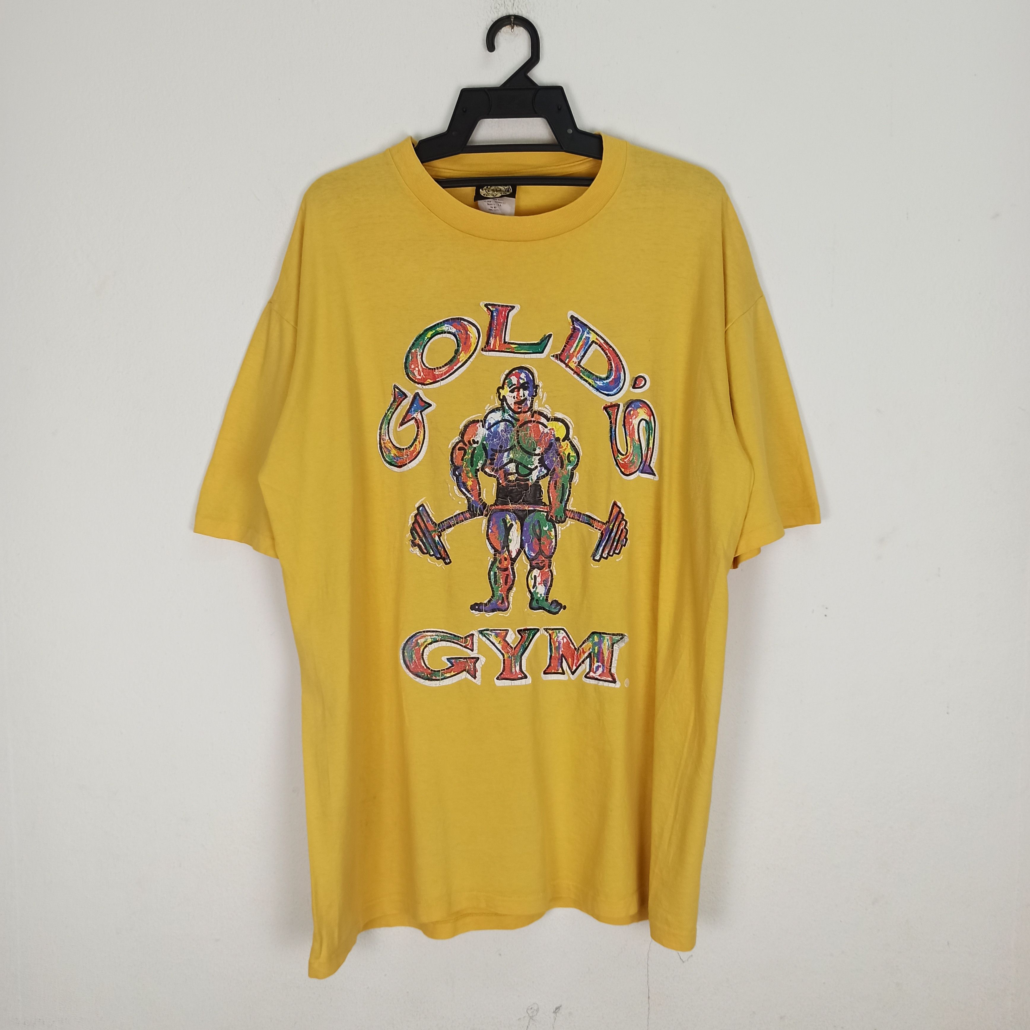 Vintage Very rare Vtg 90s Gold gym Tshirt Size US L / EU 52-54 / 3 - 1 Thumbnail